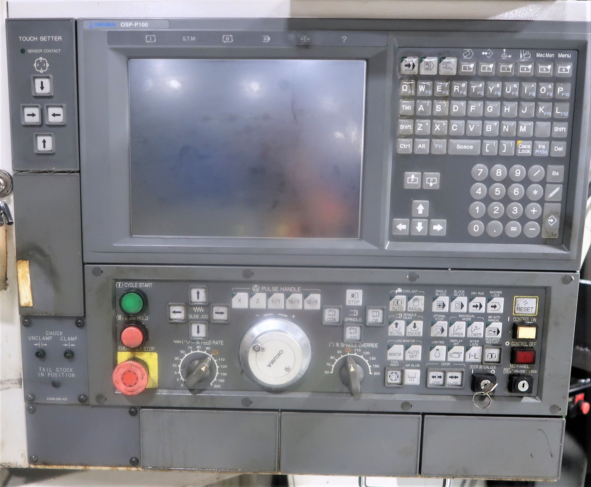 Okuma Captain L370 2-Axis CNC Turning Center Lathe, New 2005, S/N 117190 - Image 6 of 10