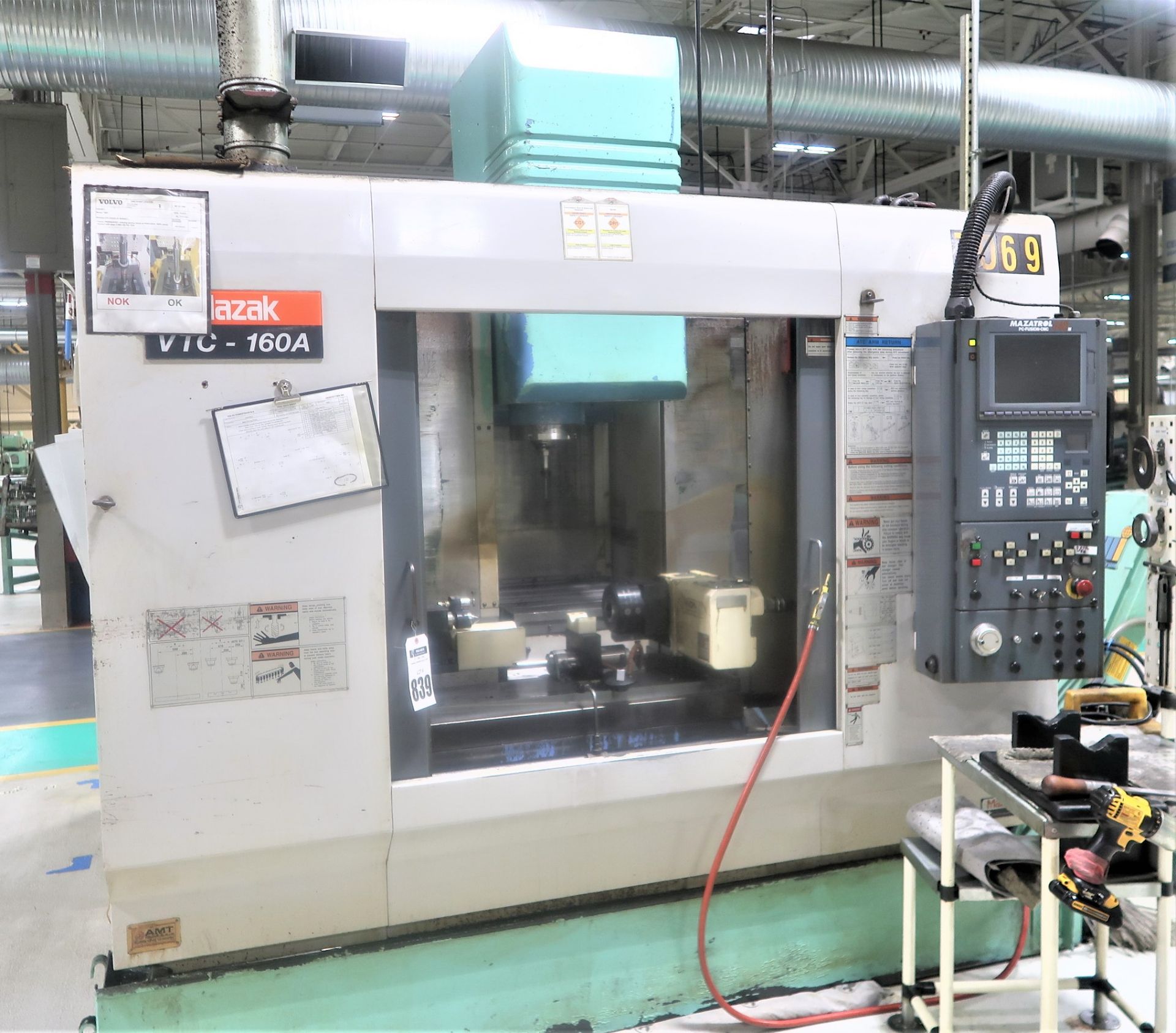 Mazak VTC-160 A CNC 4-Axis Vertical Machining Center, S/N 152221 - Image 2 of 16