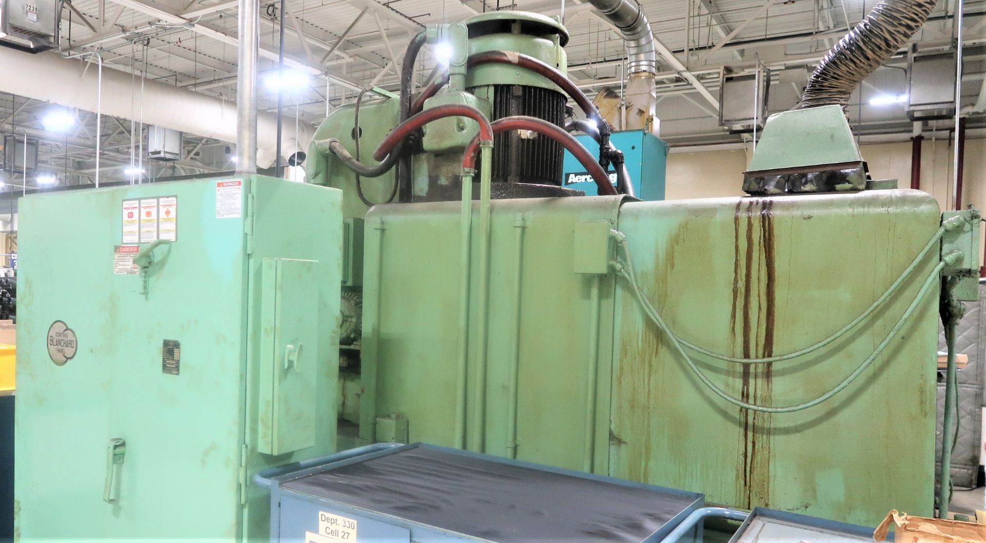 Blanchard Model 22CK Surface Grinder, S/N 13314 100HP - Image 10 of 11