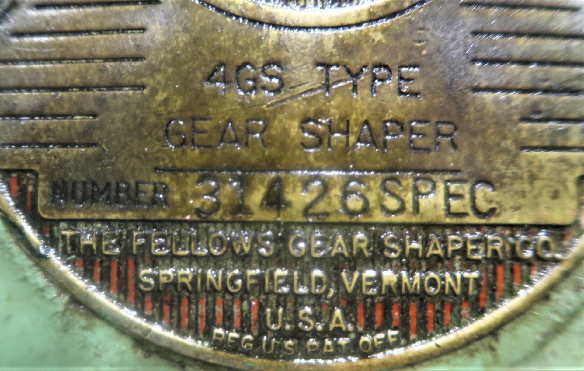 Fellows #4 Gear Shaper, W/Taper Capability, S/N 31426 - Image 7 of 9