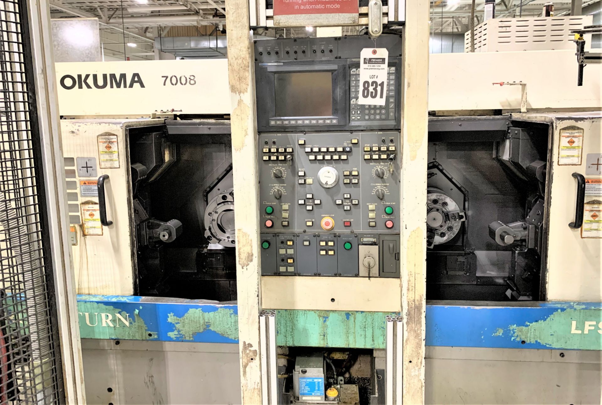 Okuma LFS-15 Robusturn Twin Spindle CNC Turning Center Chucking Lathe, S/NB 0110