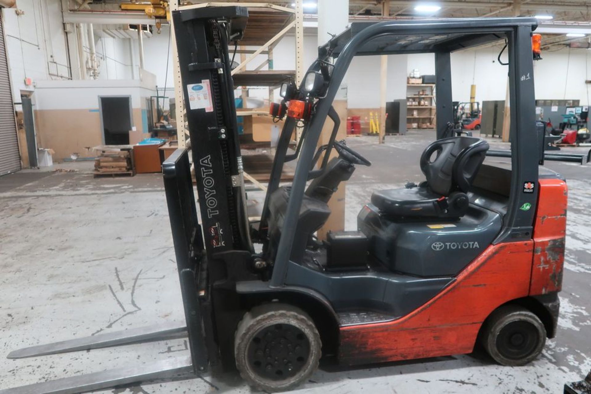 4,500 LB Toyoda LP Gas Forklift Model 8FGCU2S, S/N 78350 - Image 6 of 7