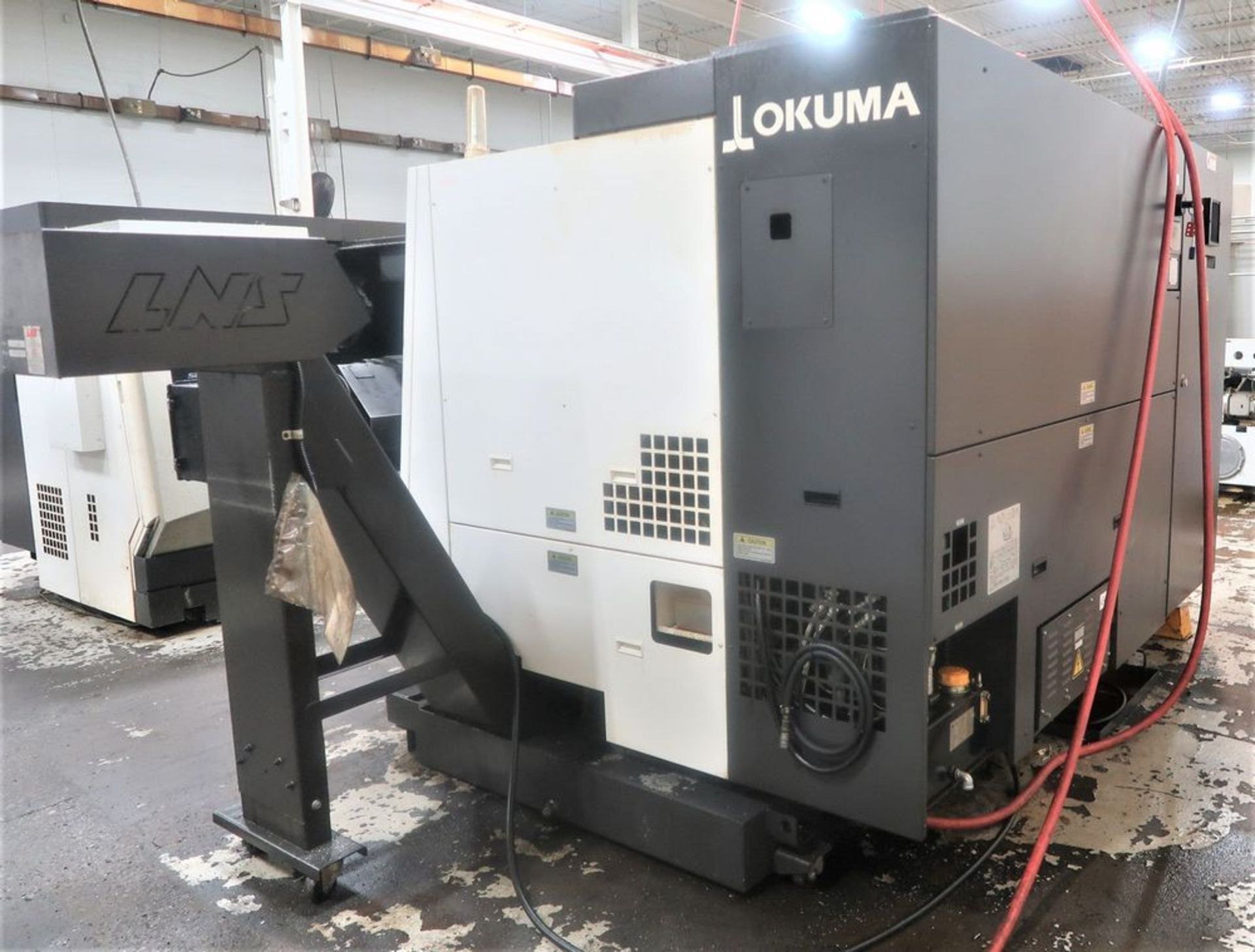 Okuma LU3000EX-2SC-600 Simulturn 4-Axis CNC Turning Center Lathe, S/N 174662, New 2013 - Image 9 of 9