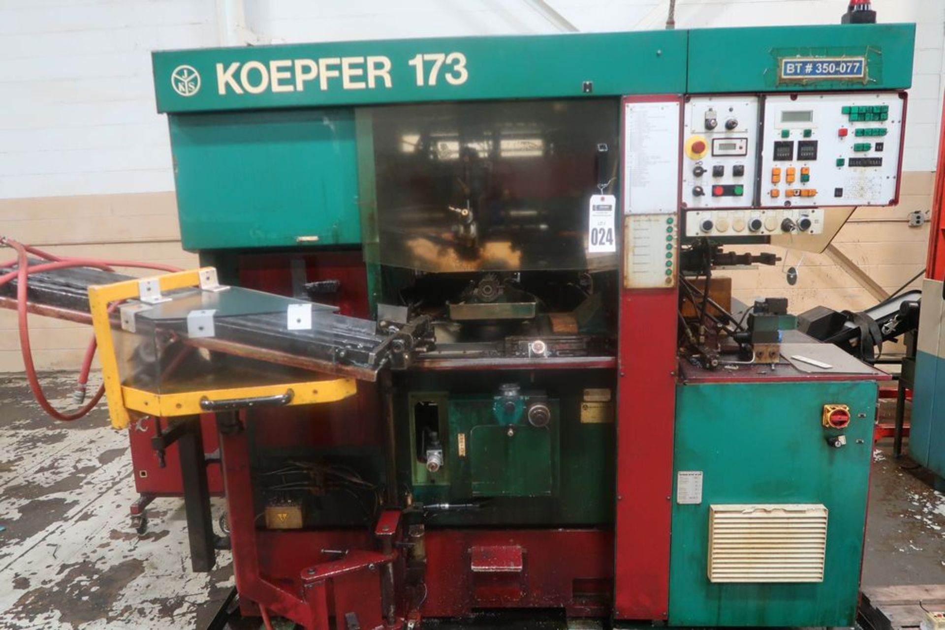 Koepfer Model 173PC-M Gear Hobber w/Auto Loading, S/N 173115