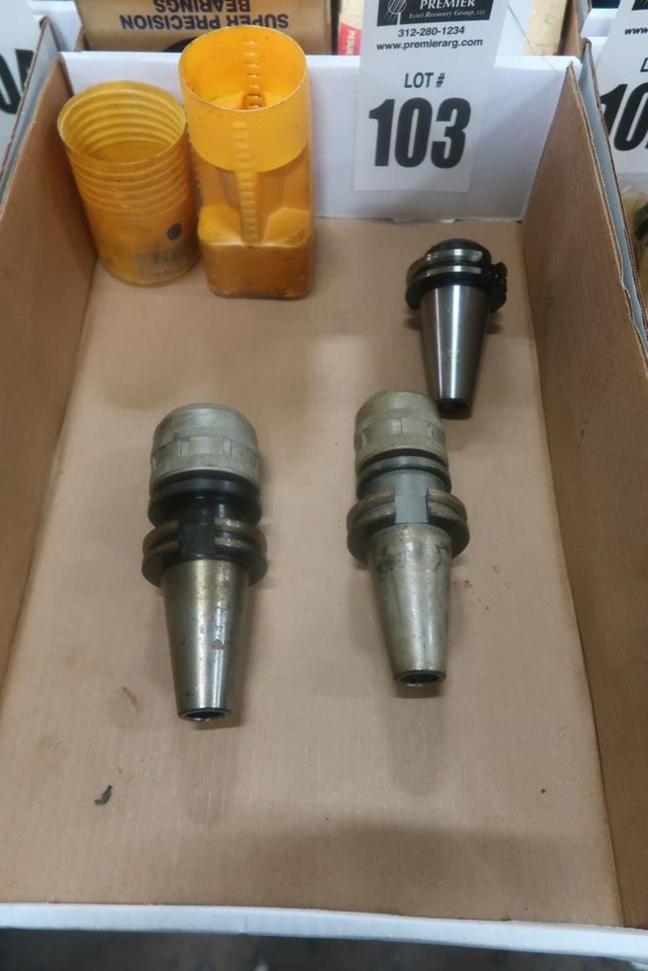 (3) 40 Taper Tool Holders