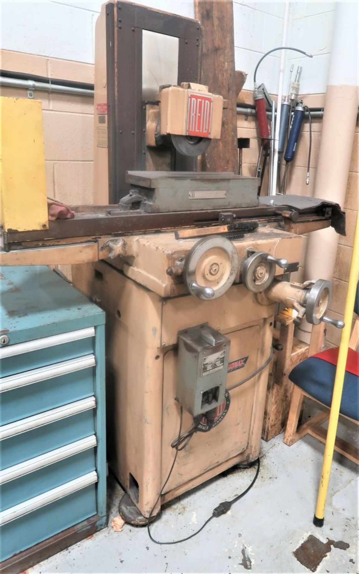 6" X 18" Reid Tool room Surface Grinder, S/N 19724 - Image 3 of 5