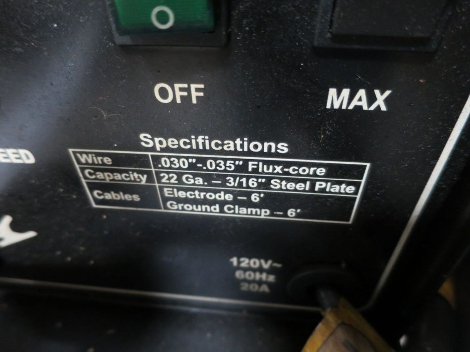 Chicago Electric 90 Amp Flux Wire Welder - Image 2 of 2