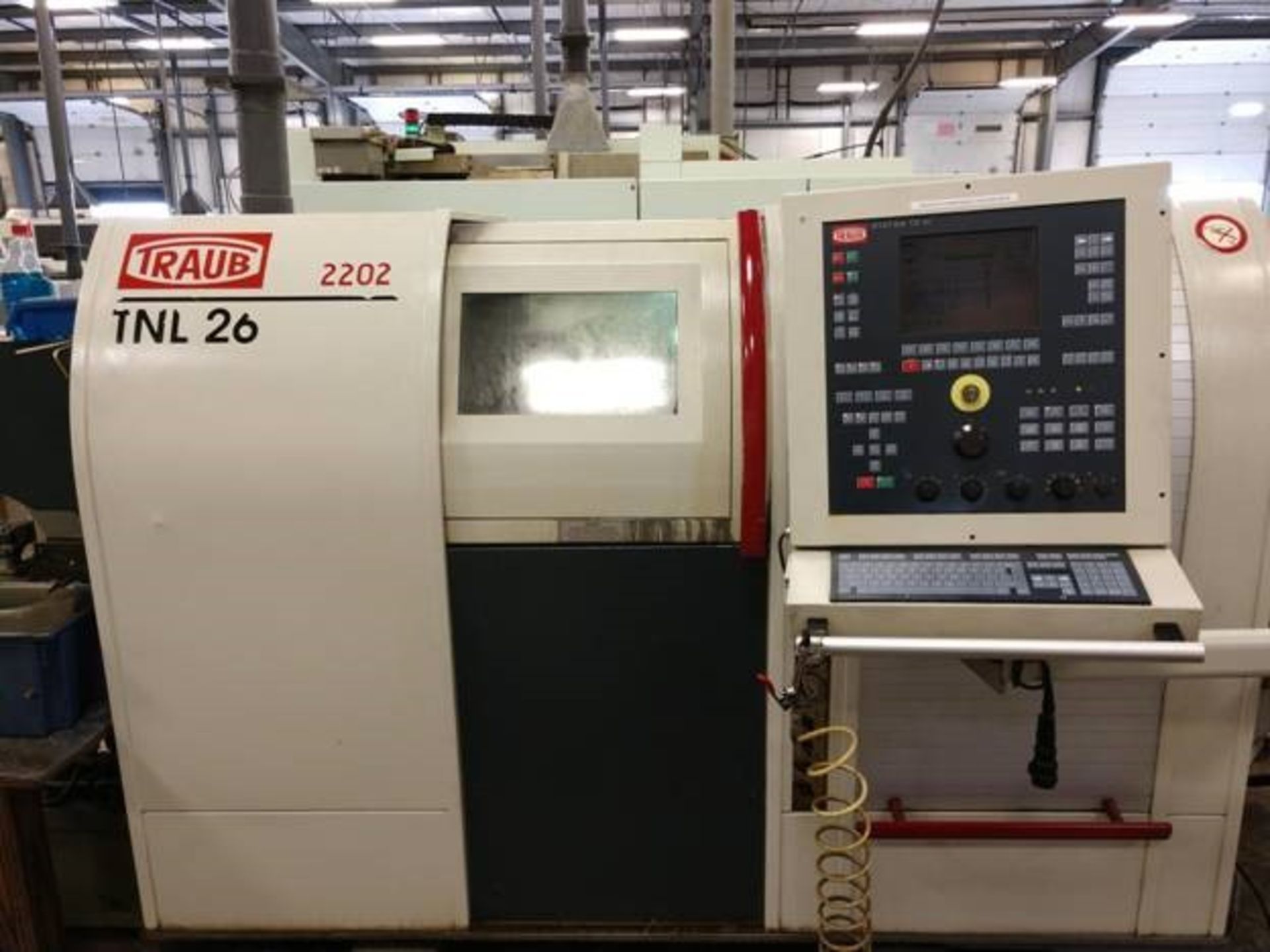 Traub TNL-26 CNC Swiss Turn Lathe, Turn Center w/Live Tooling, S/N 167 New 2001