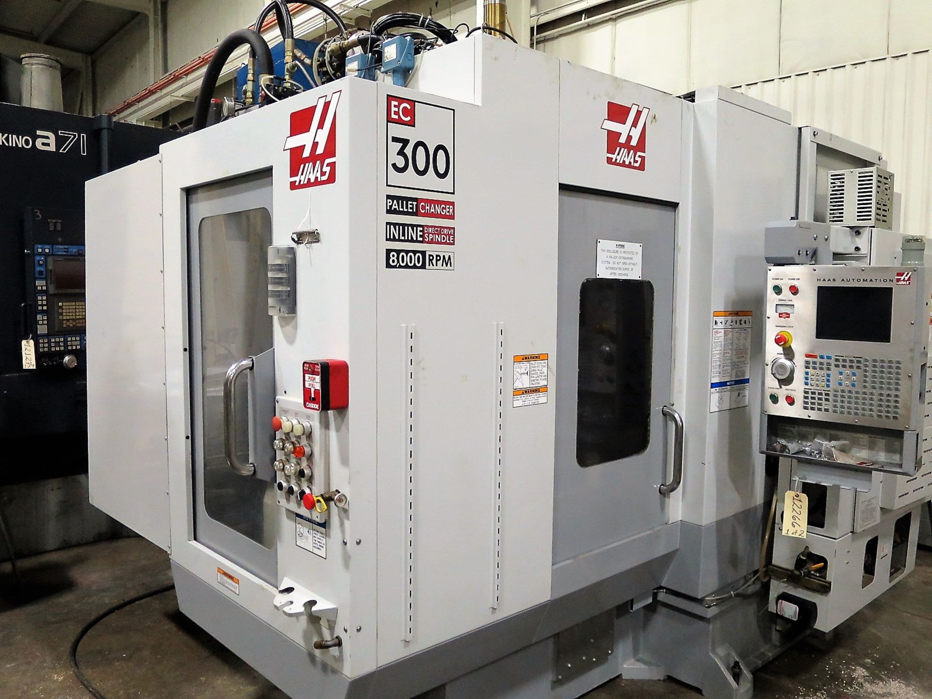 Haas EC300 CNC 4-Aixs Horizontal Machining Center, S/N 58580, New 2005