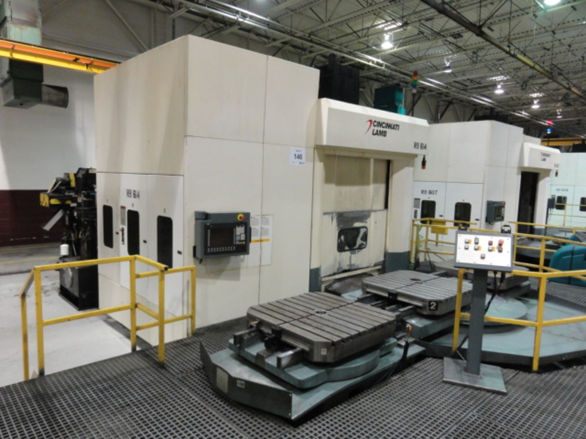 Cincinnati HPC1000ZF, Tag Plate HPC-1000XT Full 4-Axis CNC Horizontal Machining Center, Rebuilt 2014