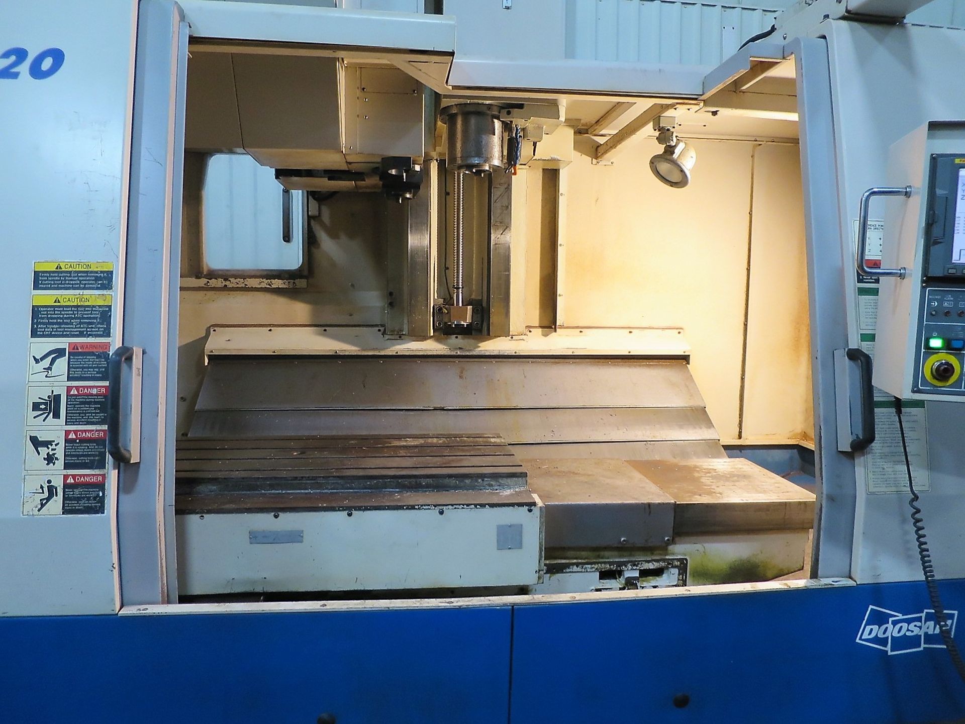 Doosan/Daewoo DMV-4020 Diamond Series CNC Vertical Machining Center, S/N AV5E 2429, New 2005 - Image 3 of 11