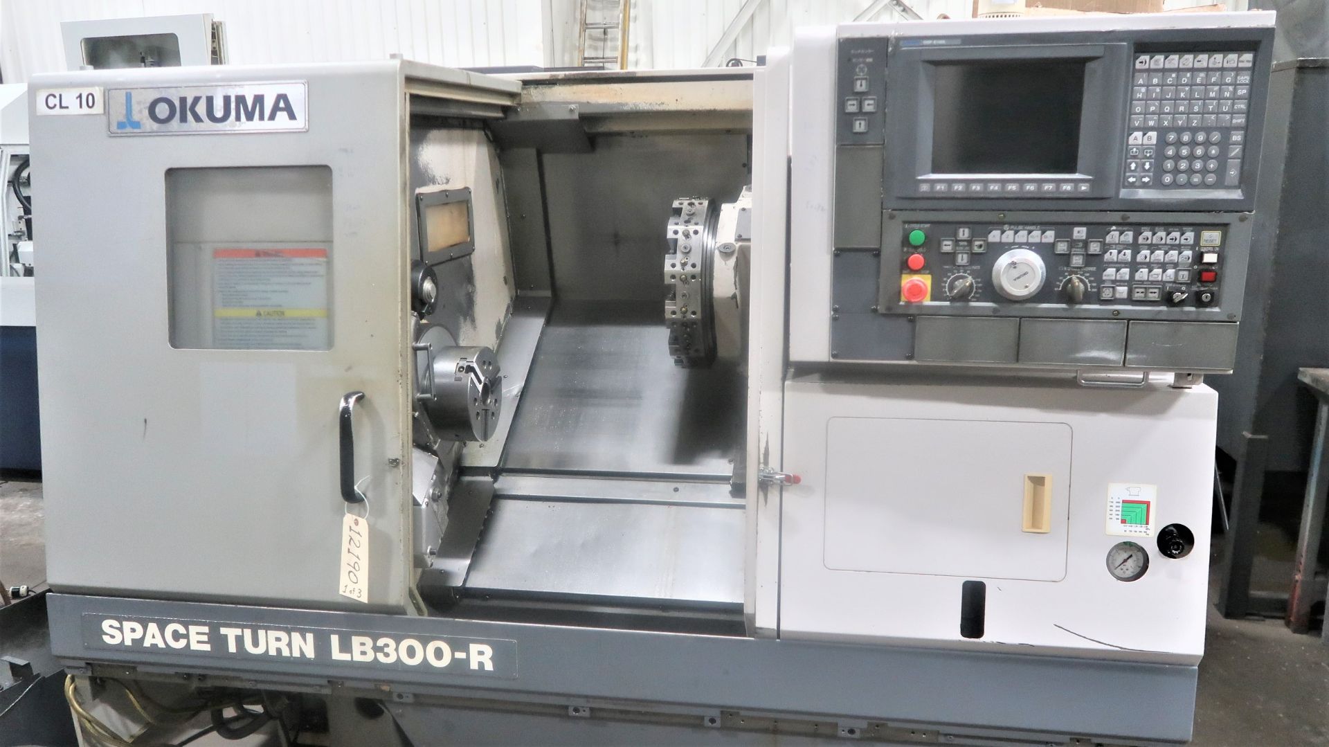 Okuma LB300R 2-Axis CNC Lathe, 8" 3-Jaw Chuck, S/N 117656, New 2005 - Image 10 of 12