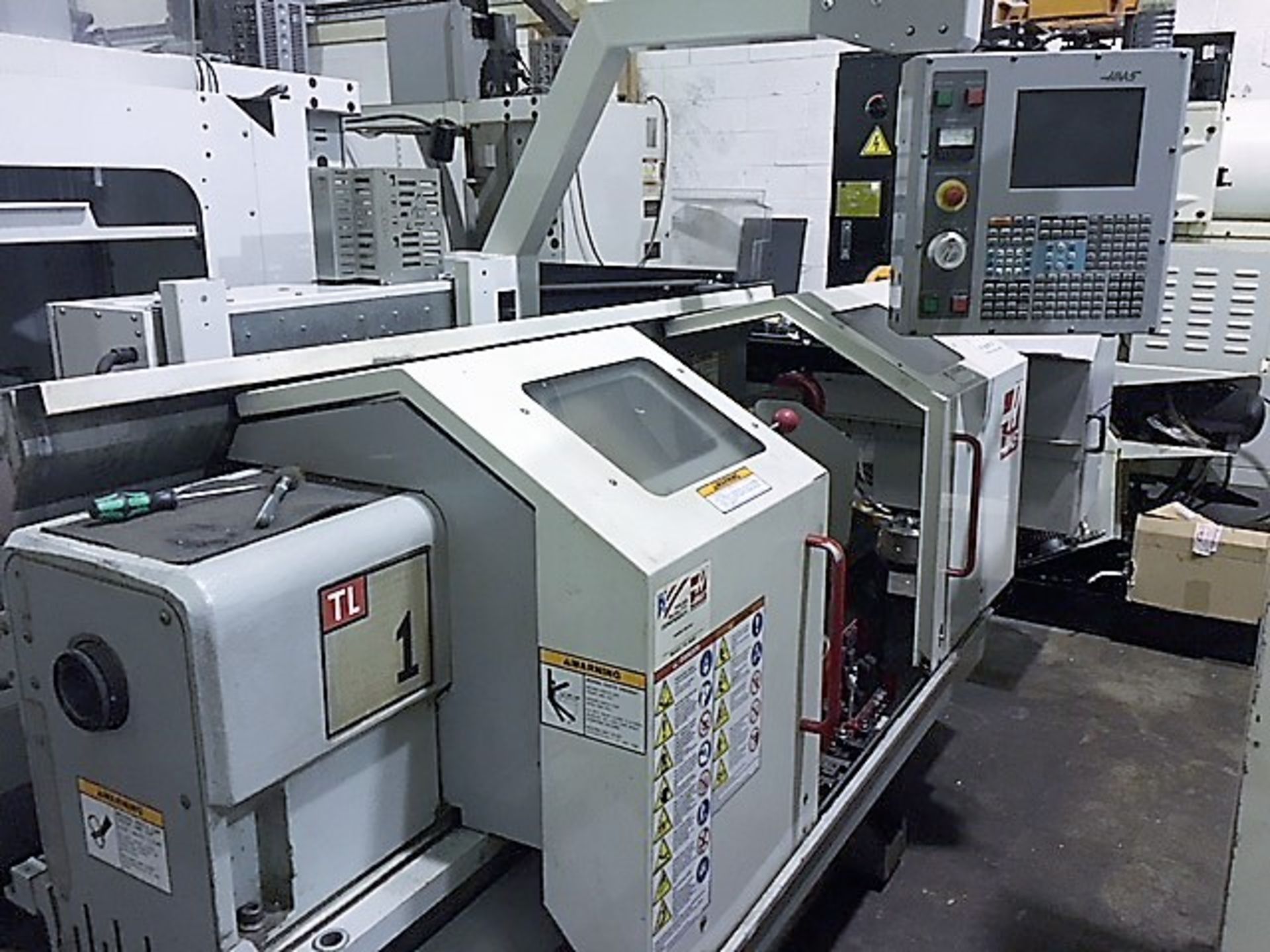 Haas TL-1 CNC tool Room Lathe, S/N 69901, New 2005 - Image 8 of 9