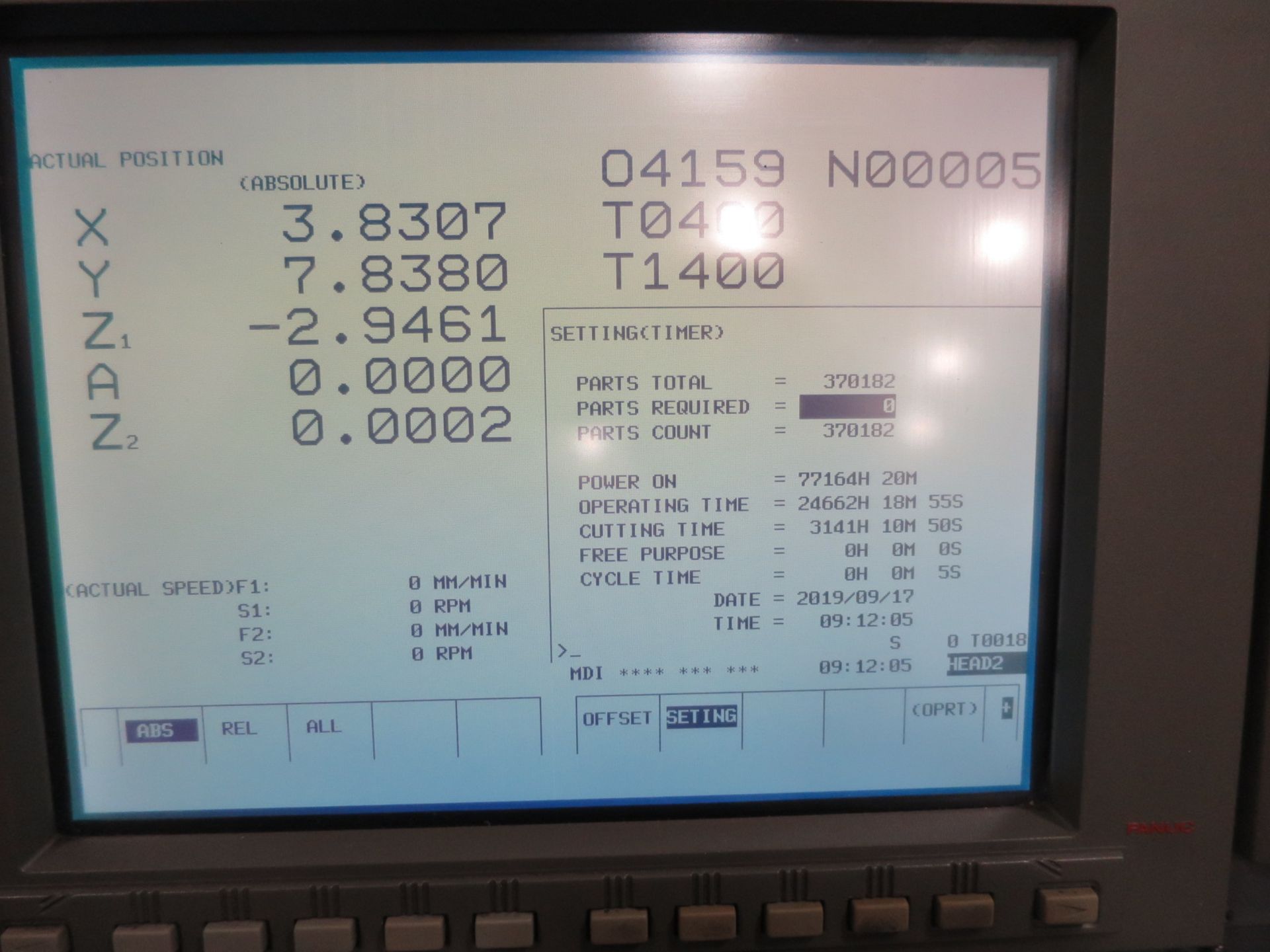 Star SV32J II 7-Axis CNC Swiss Type Sliding Headstock Automatic Machine, S/N SV-32J II, New 2002 - Image 9 of 11