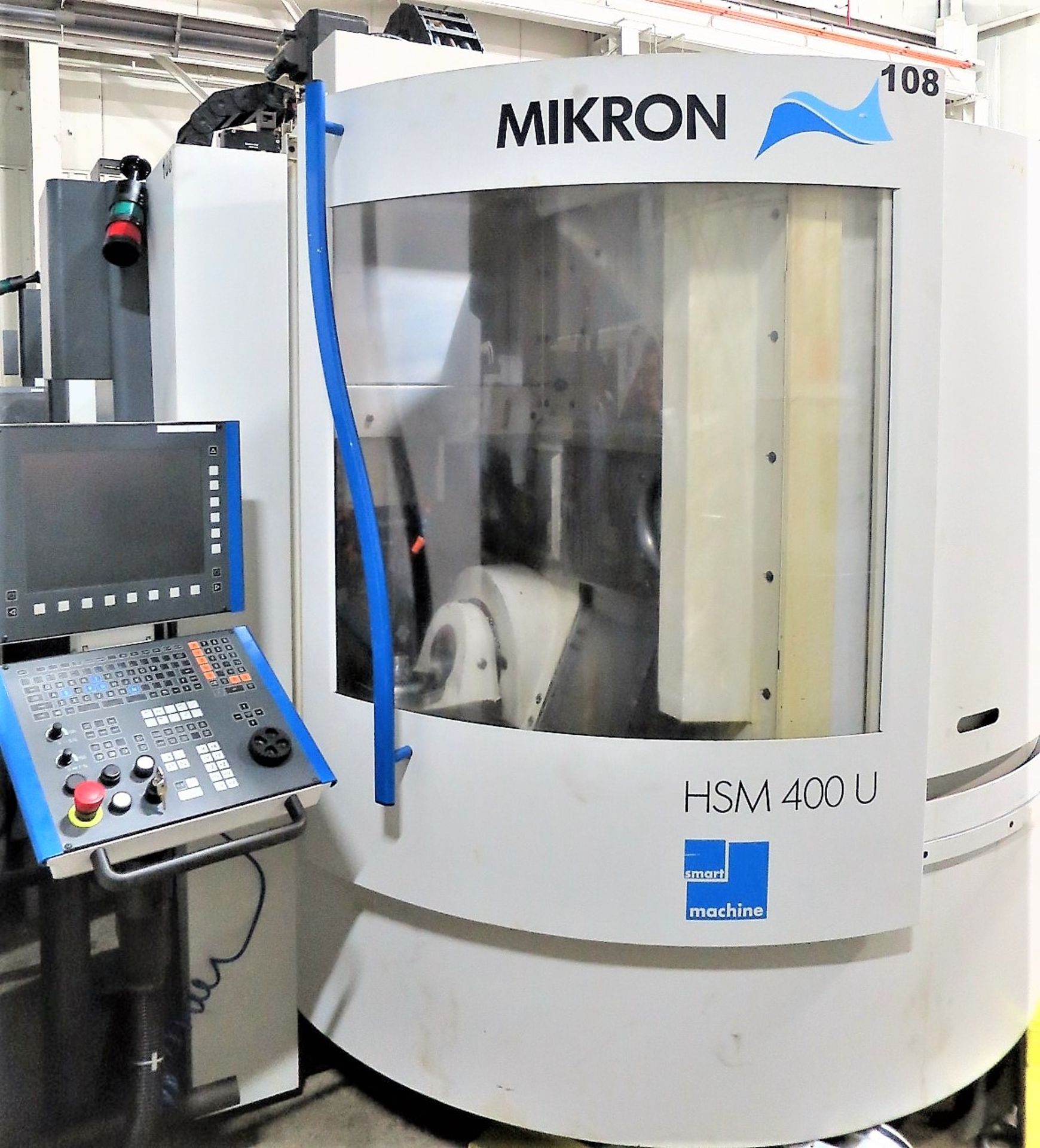 Mikron HSM-400U High Speed 5-Axis CNC Vertical Machining Center, S/N 107.87.00.108 (42,000 RPM)