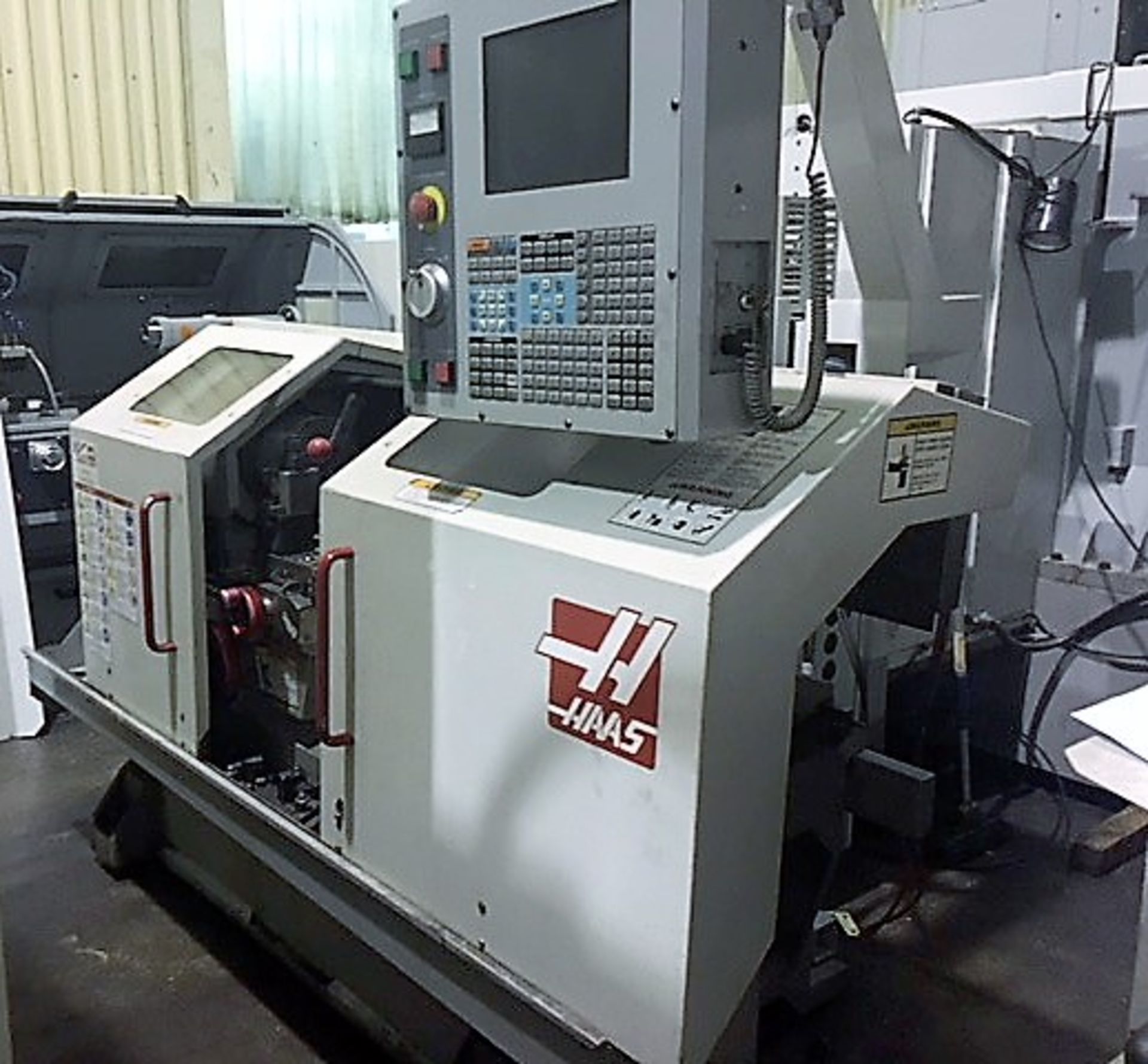 Haas TL-15 CNC Lathe w/Sub Spindle, S/N 65304 New 2002