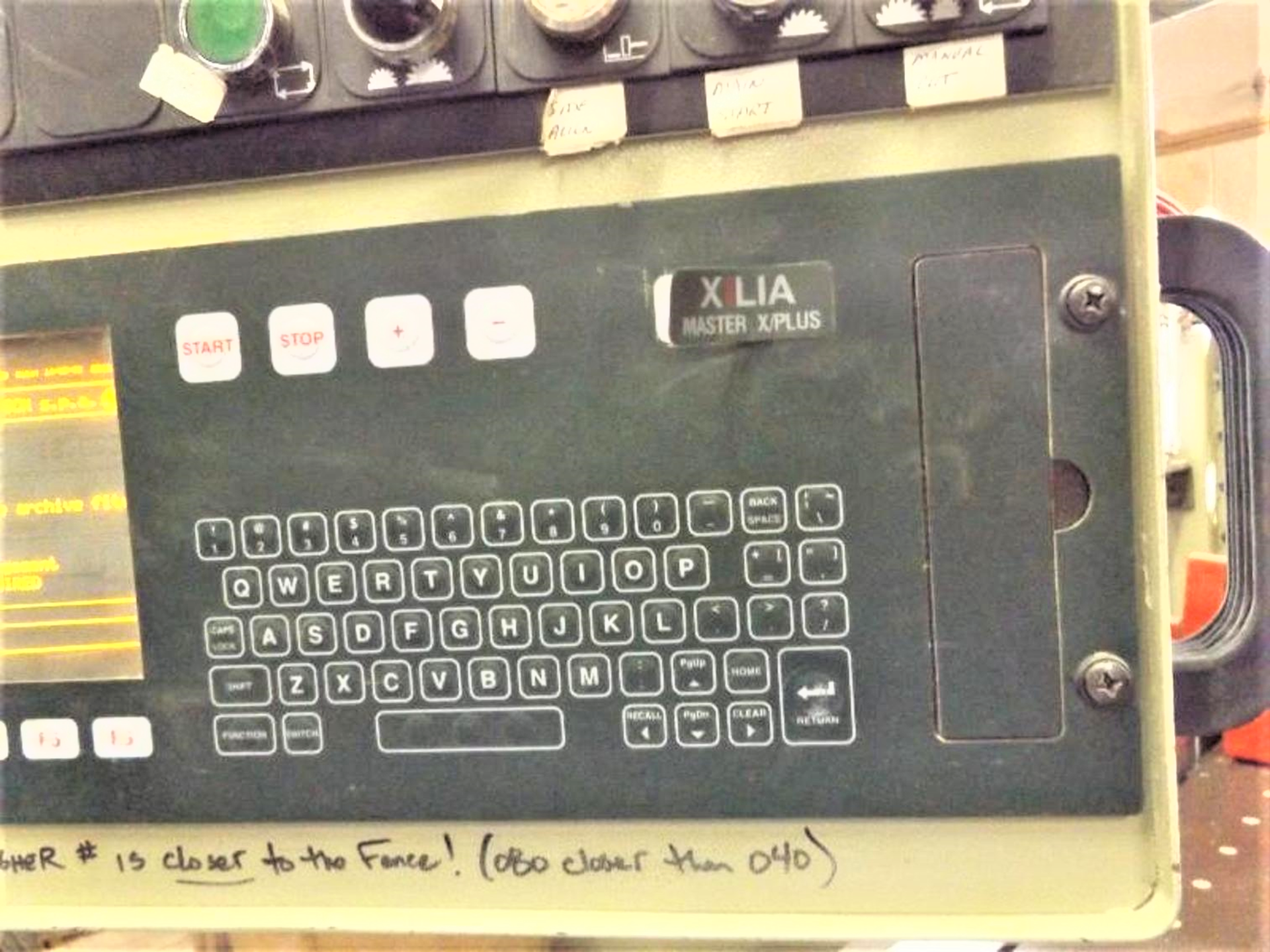 SCMI Model ALFA 32D Panel Saw, with XILIA CNC Controls, (3) 19-1/2 inch x 60 inch Air Lift Tables, - Image 3 of 11