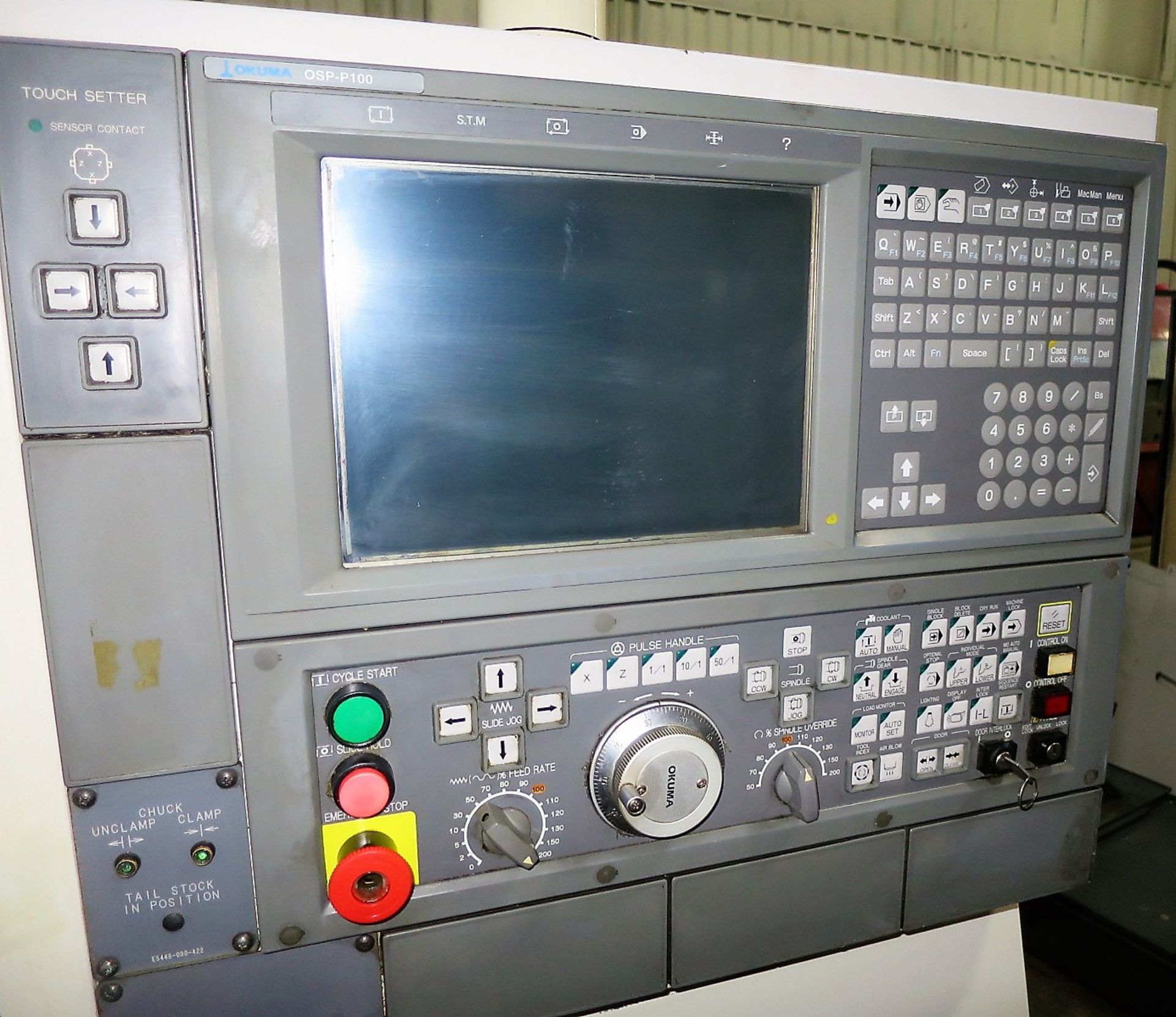 Okuma Captain L370-2-Axis CNC Turning Center Lathe, S/N 116573, New 2005 - Image 2 of 10