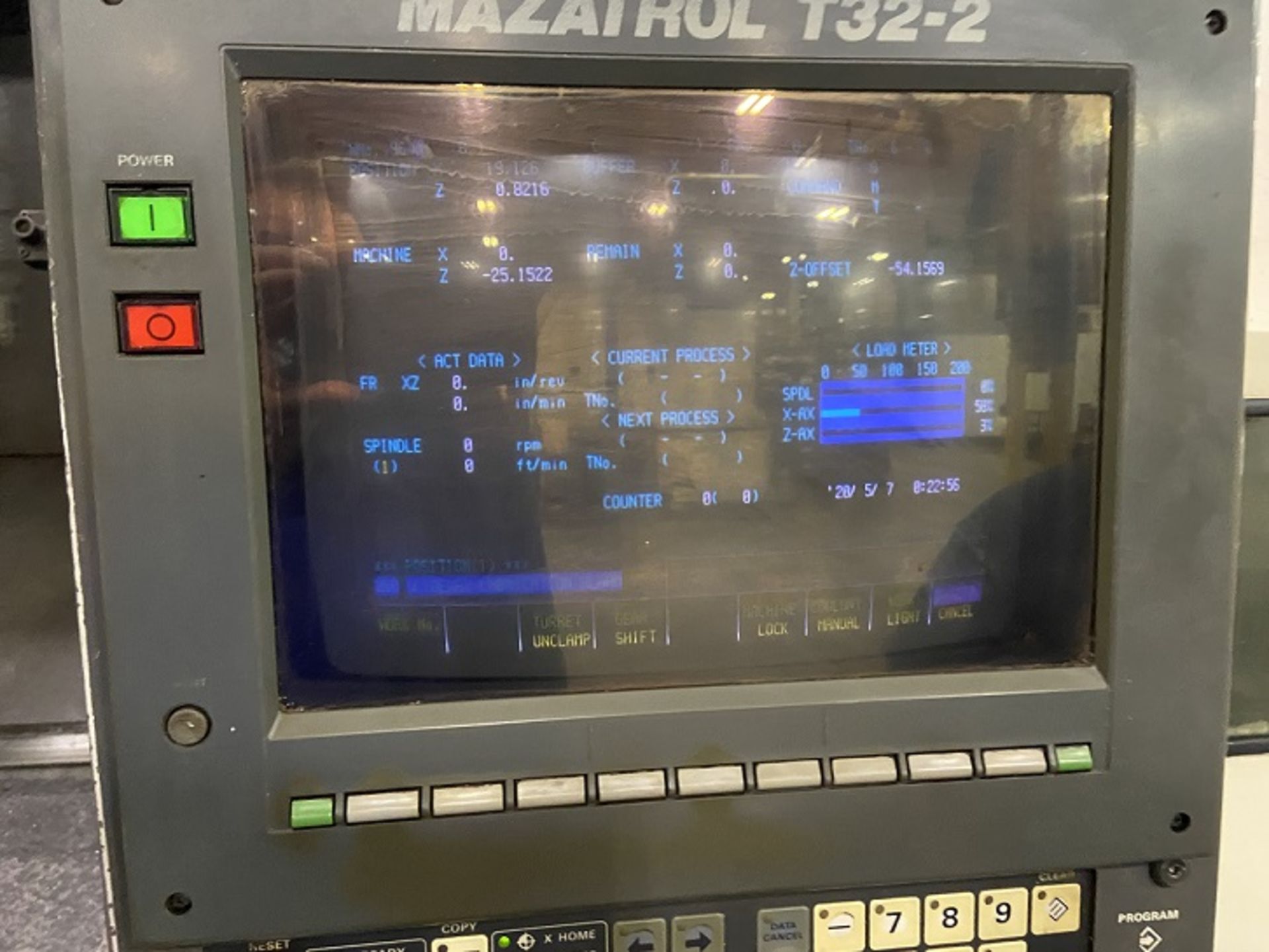 Mazak ST 50N CNC Lathe, S/N 107755, New 1995 - Image 2 of 8