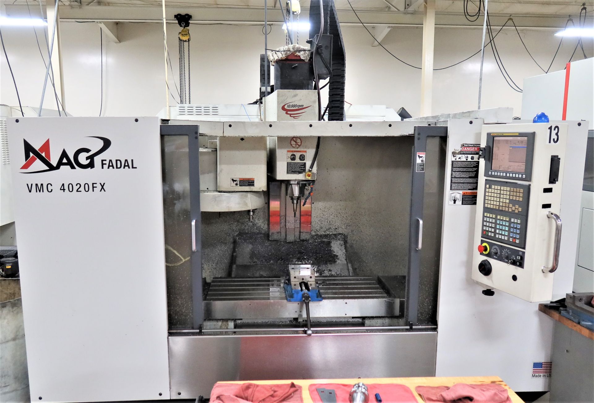 FADAL 4020FX CNC VERTICAL MACHINING CENTER WITH FANUC Oi CNC NEW 2008