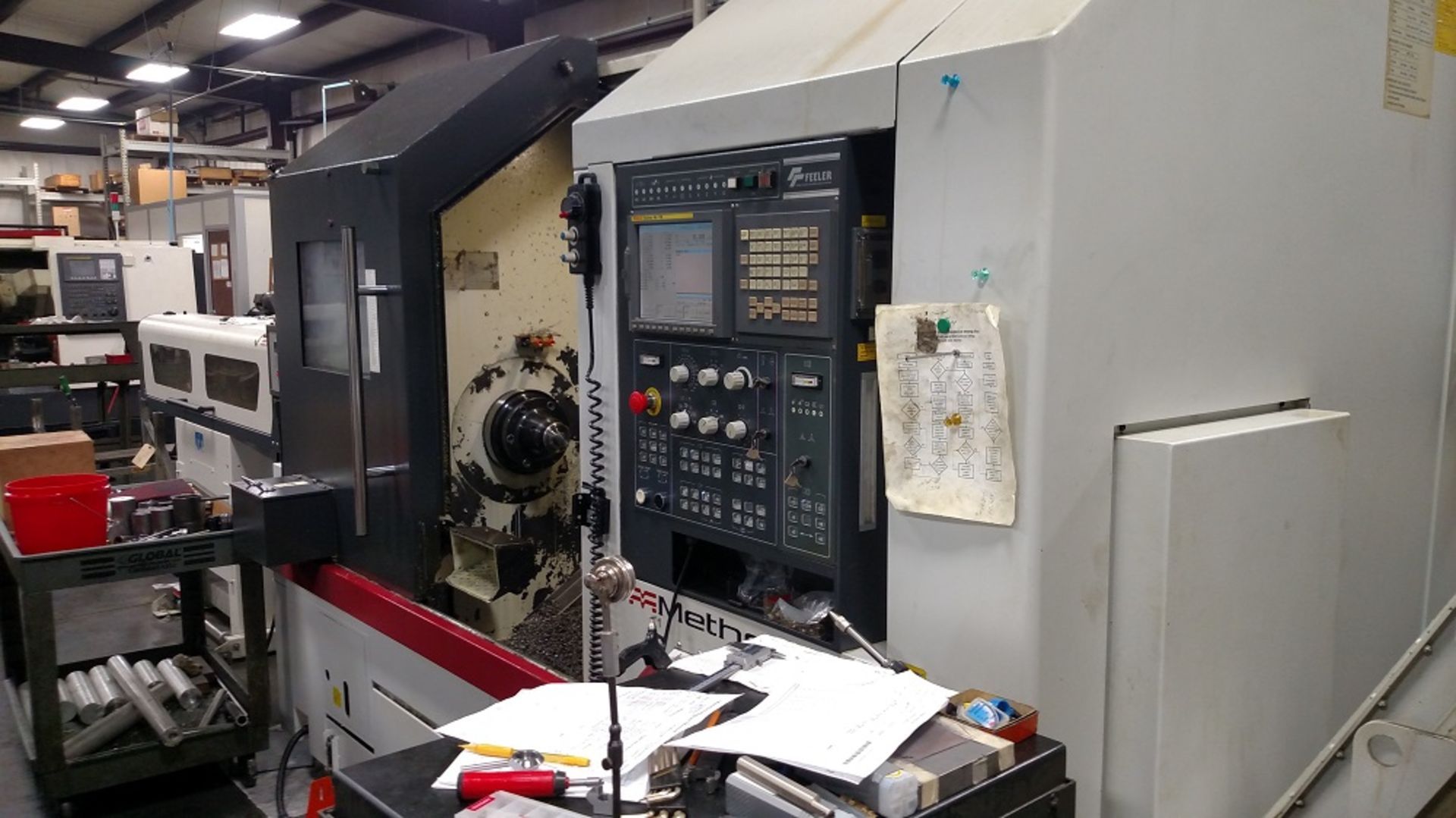 Feeler HT-30SY High Performance CNC Lathe with Milling & Y-Axis, S/N TNSY015, New 2011 - Image 3 of 12