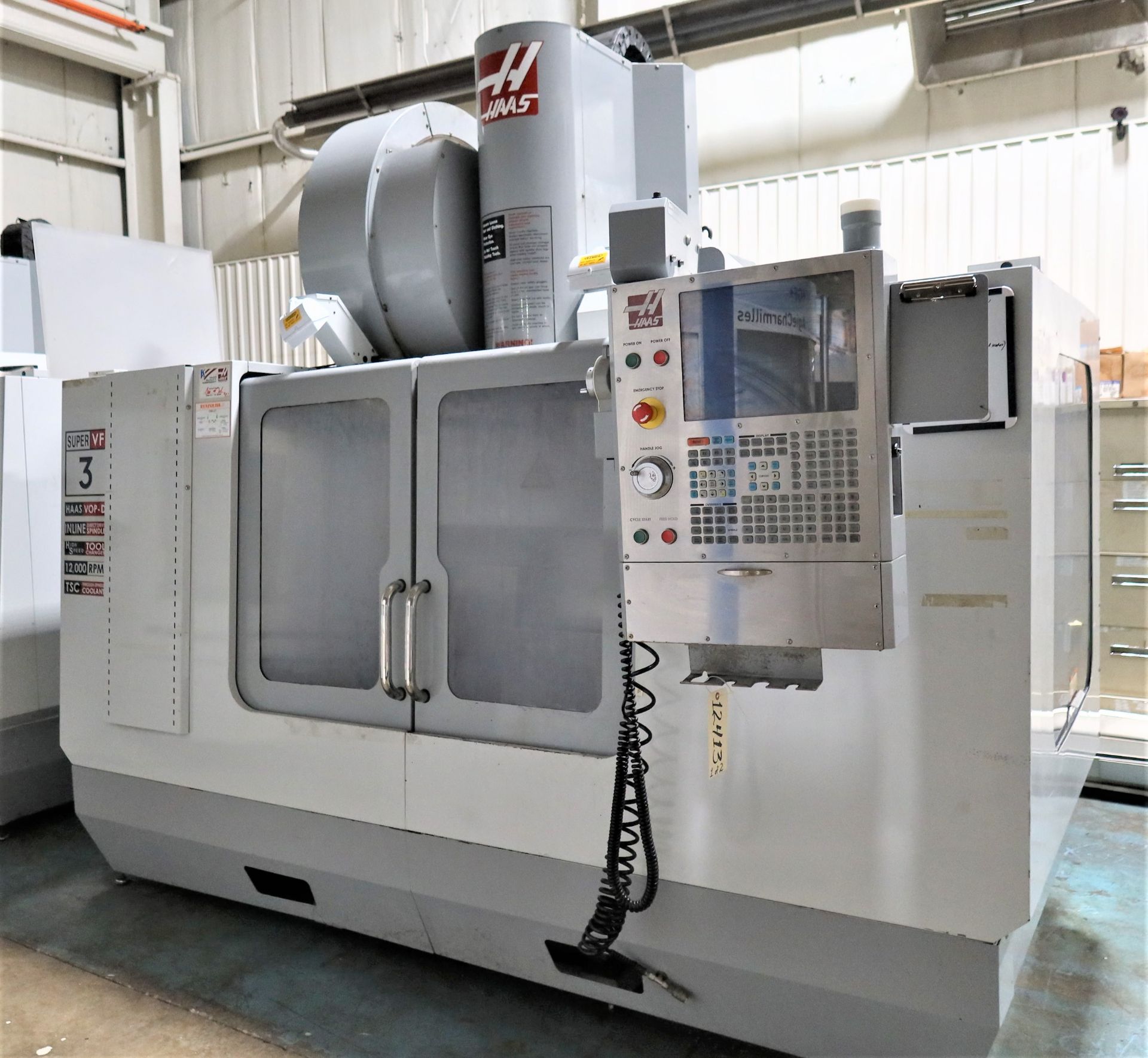 Haas VF-3SS Super Speed 5-Axis CNC Vertical Machining Center, S/N 1061512, New 2007