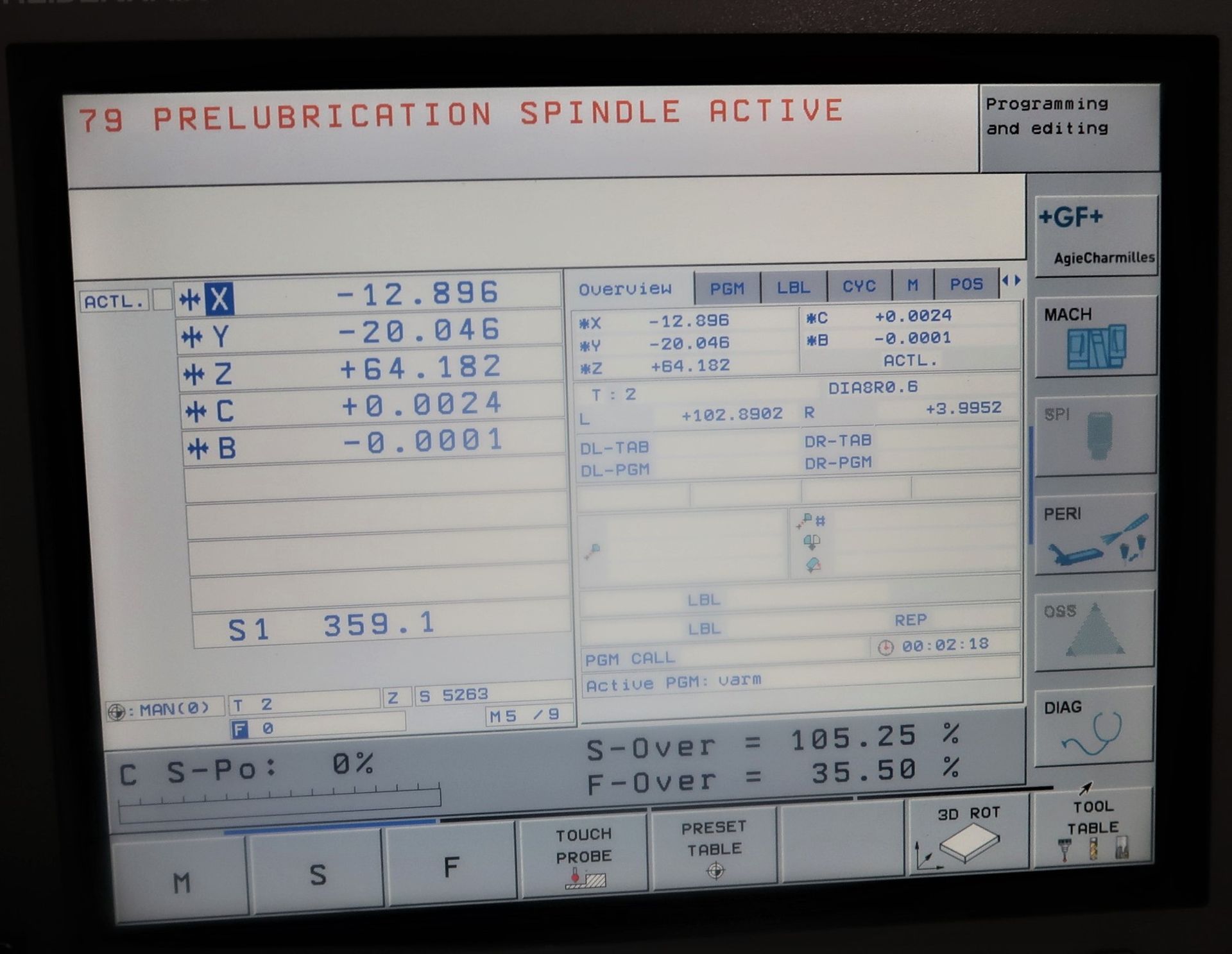 Mikron HSM-400U High Speed 5-Axis CNC Vertical Machining Center, S/N 107.87.00.156, New 2006 - Image 4 of 15