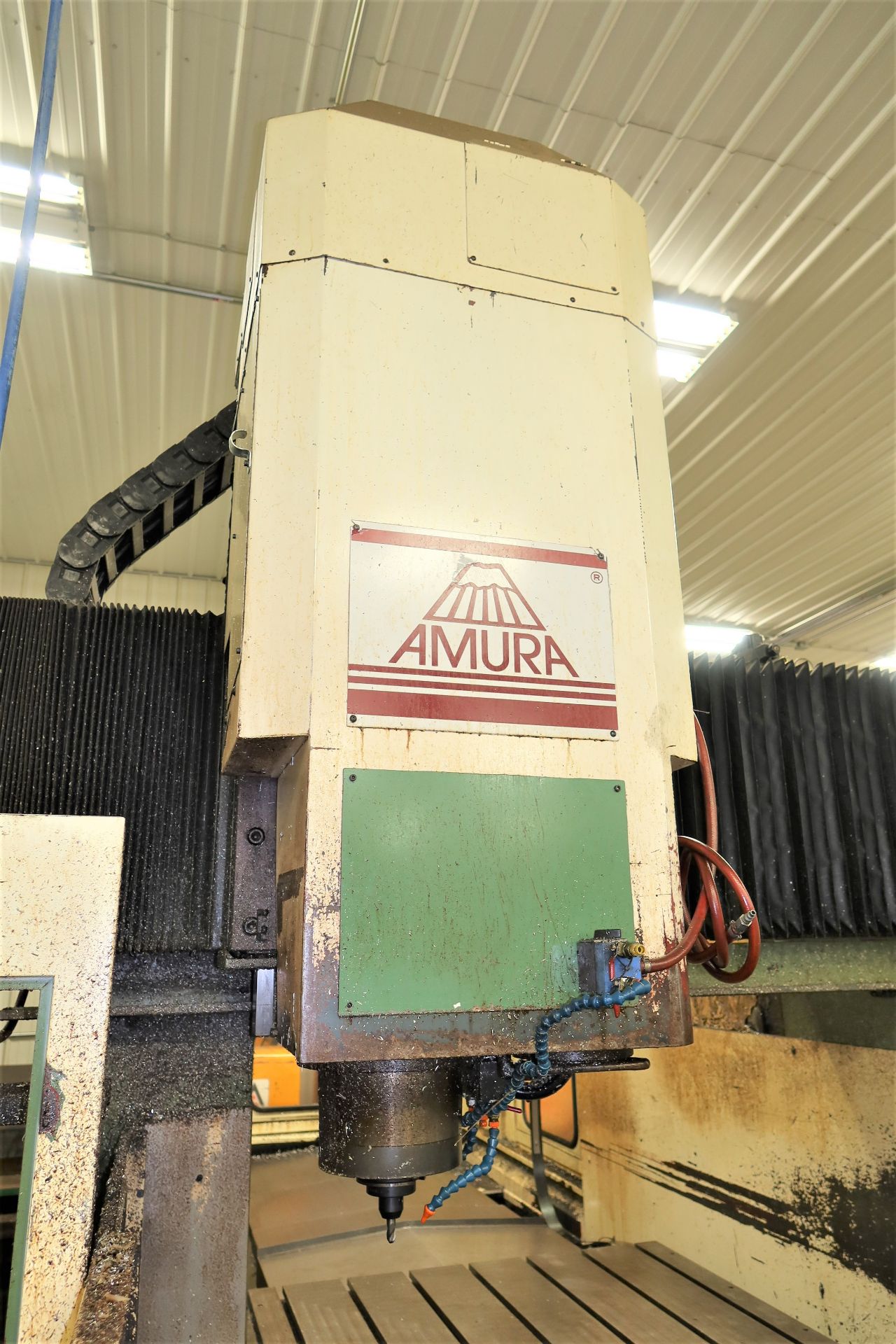 144" X 49" Amura (kao Ming) cnc bridge type vertical machining center - Image 7 of 10