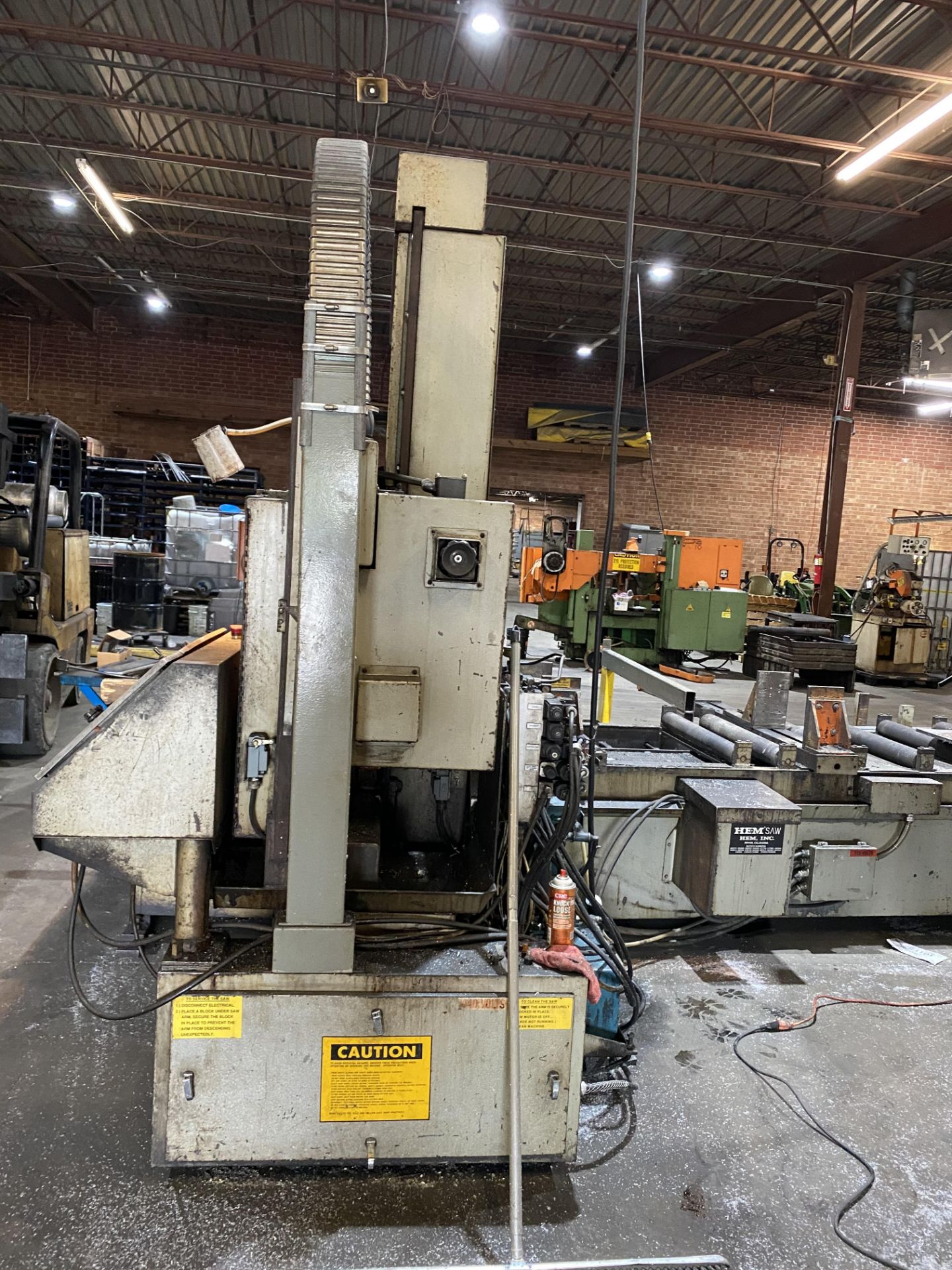 HE&M F130HA-DC Fully Automatic Horizontal Bandsaw. S/N 407394 - Image 6 of 7