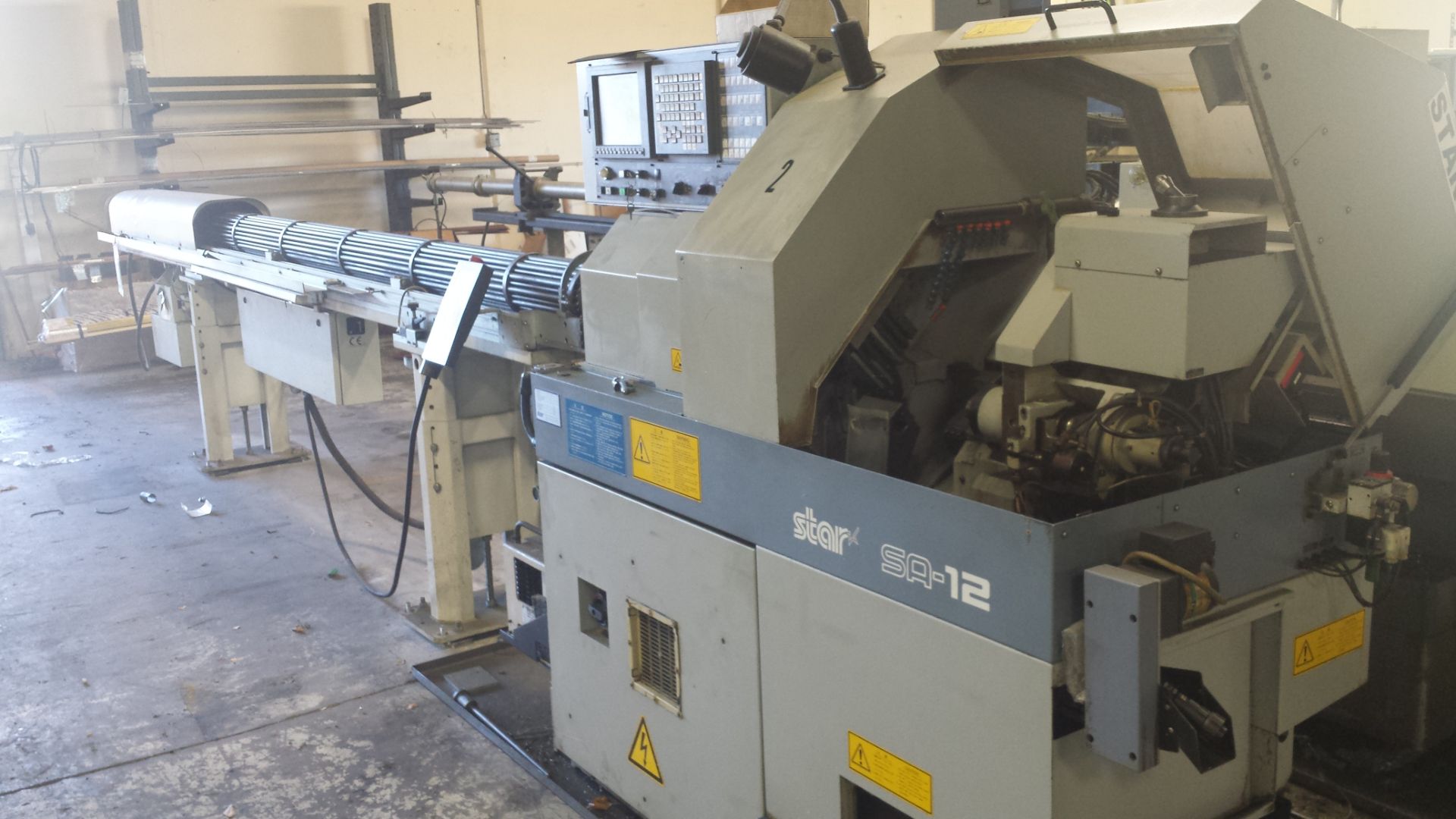 STAR SA-12 CNC Swiss Type Lathe, S/N 1177(084), New 2002 - Image 4 of 6