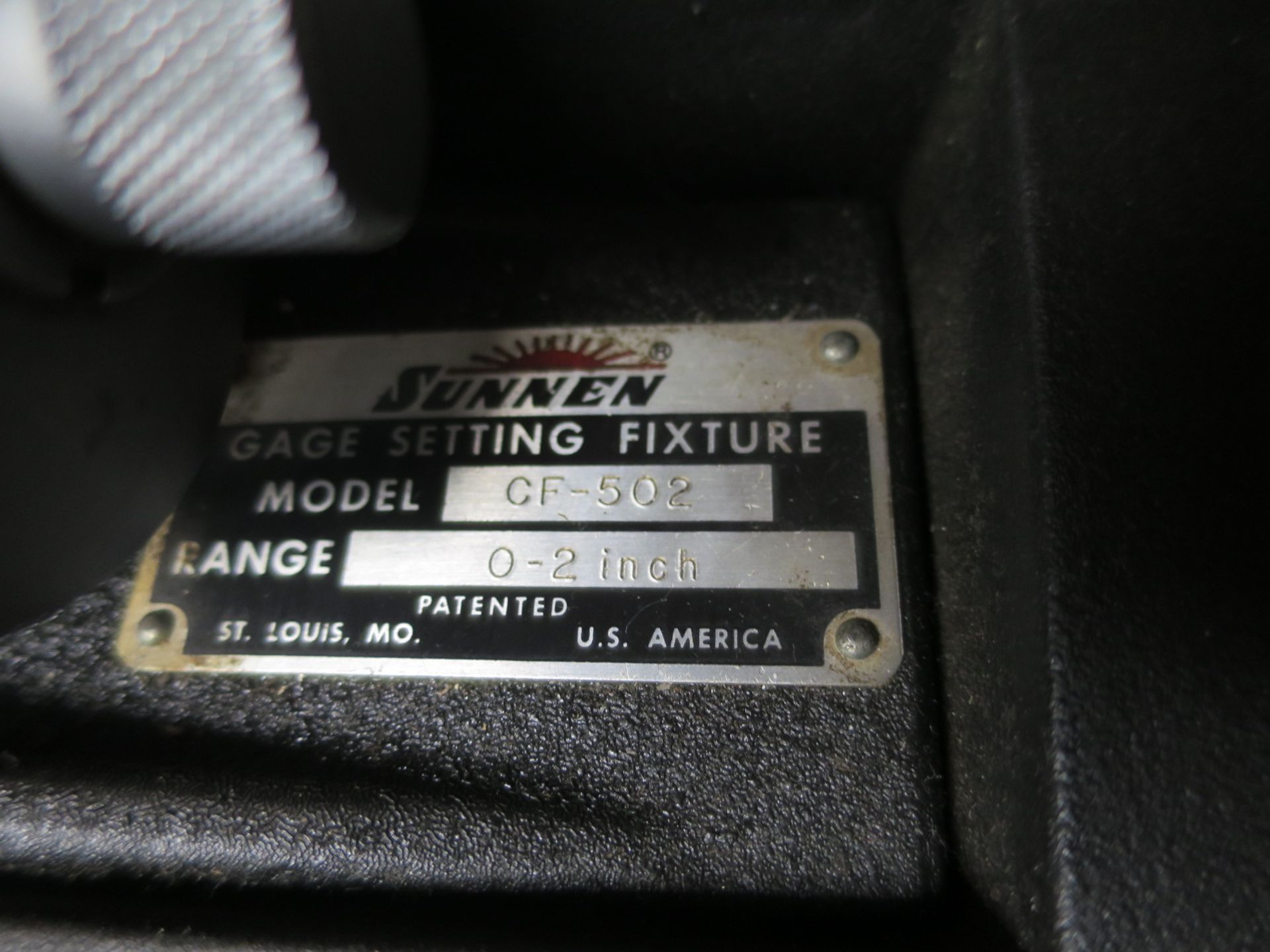Sunnen Gage Setting Fixture Model CF-502 - Image 2 of 2