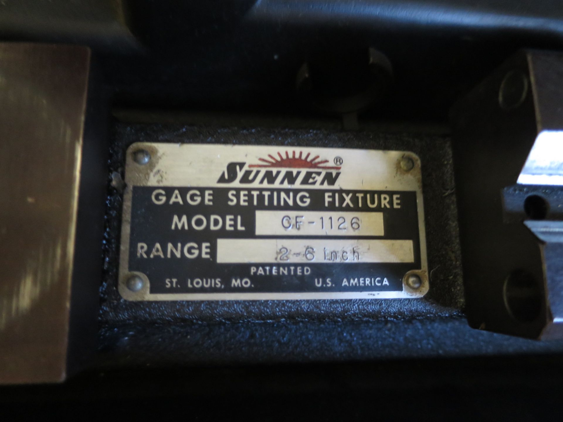 Sunnen Gage Setting Fixture Model CF-1126 - Image 2 of 2