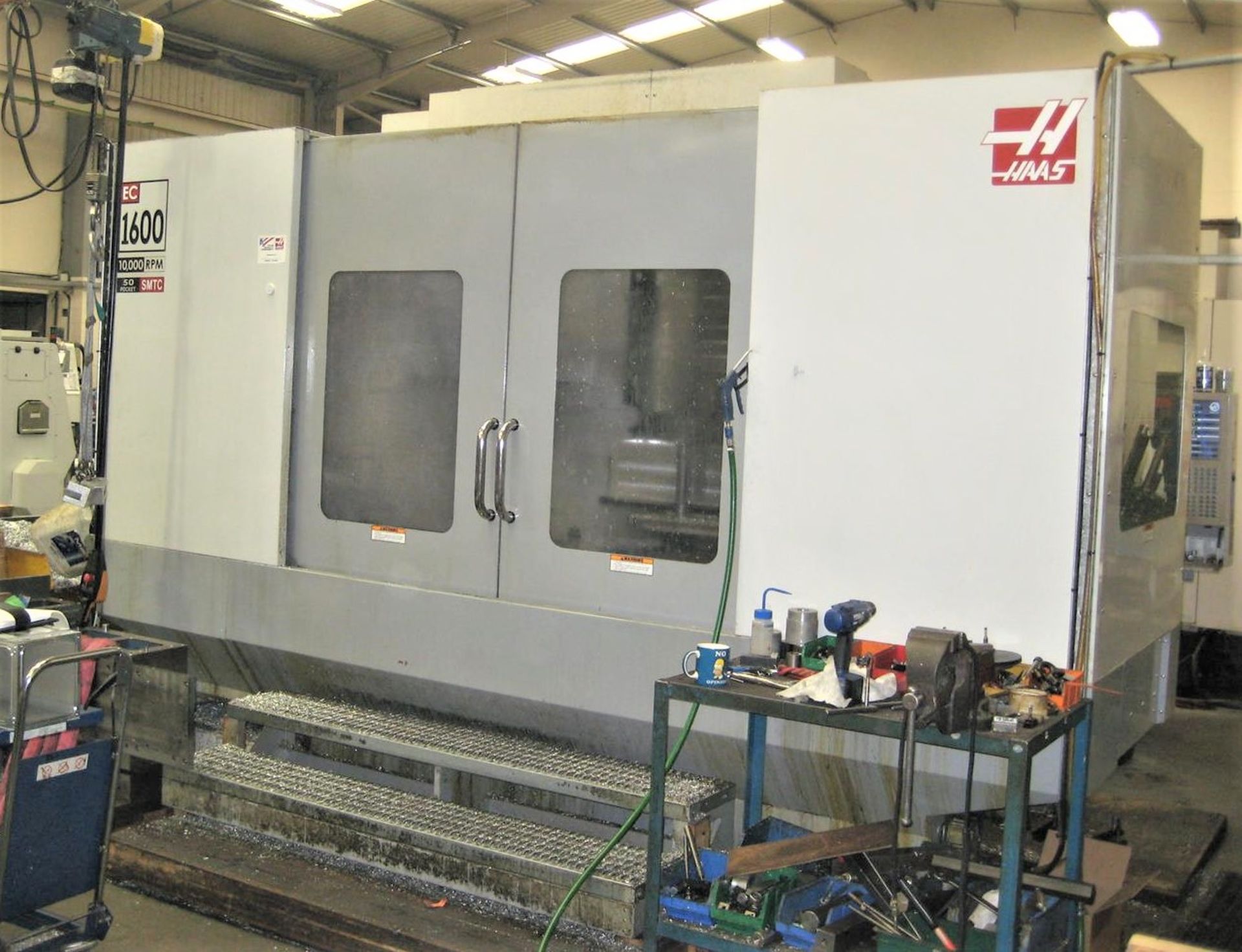 Haas EC-1600YZT CNC 4-Axis Horizontal Machining Center with Extended Z Travel, S/N 2052098, New 2008