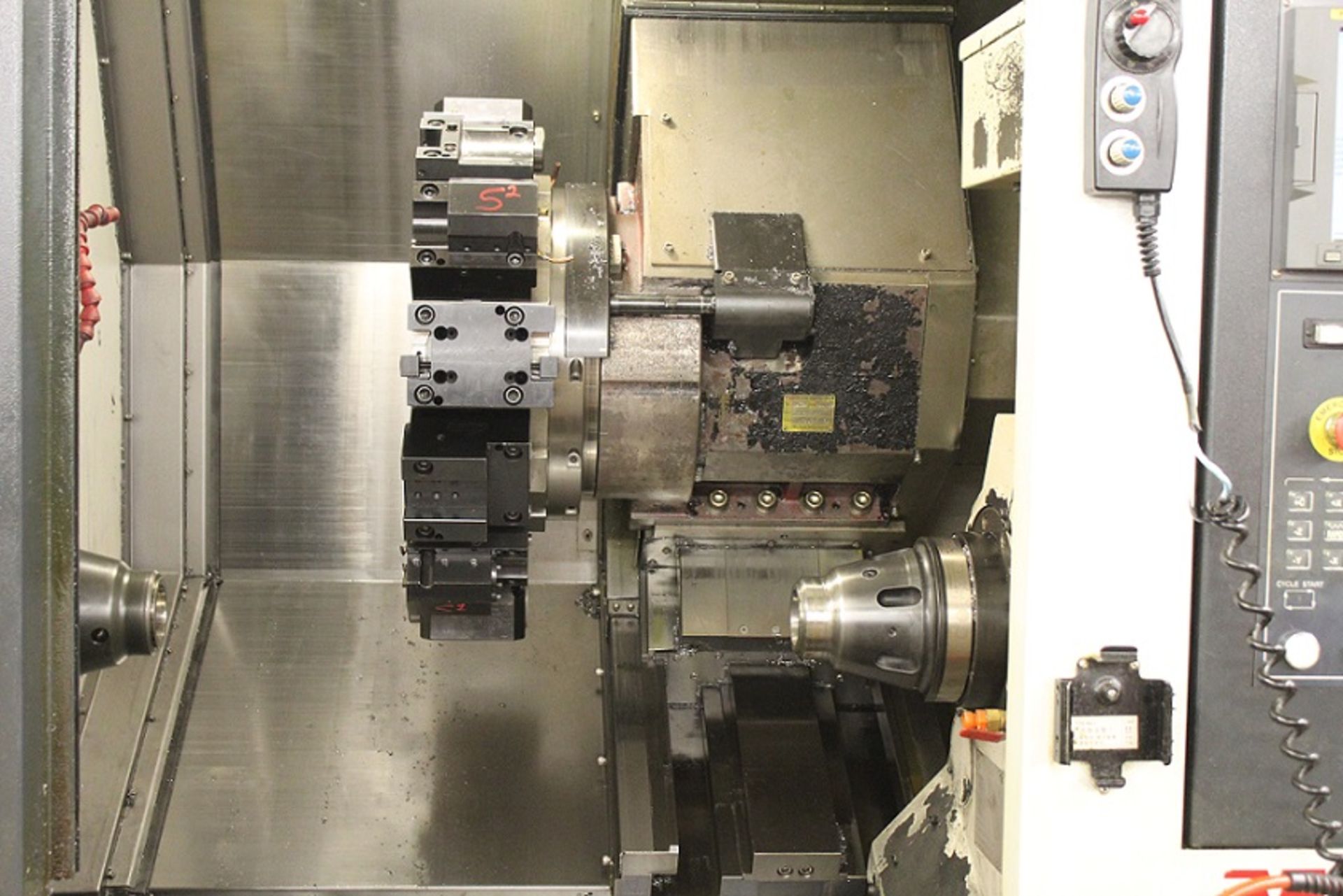 Feeler HT-30SY High Performance CNC Lathe with Milling & Y-Axis, S/N TNSY015, New 2011 - Image 4 of 13