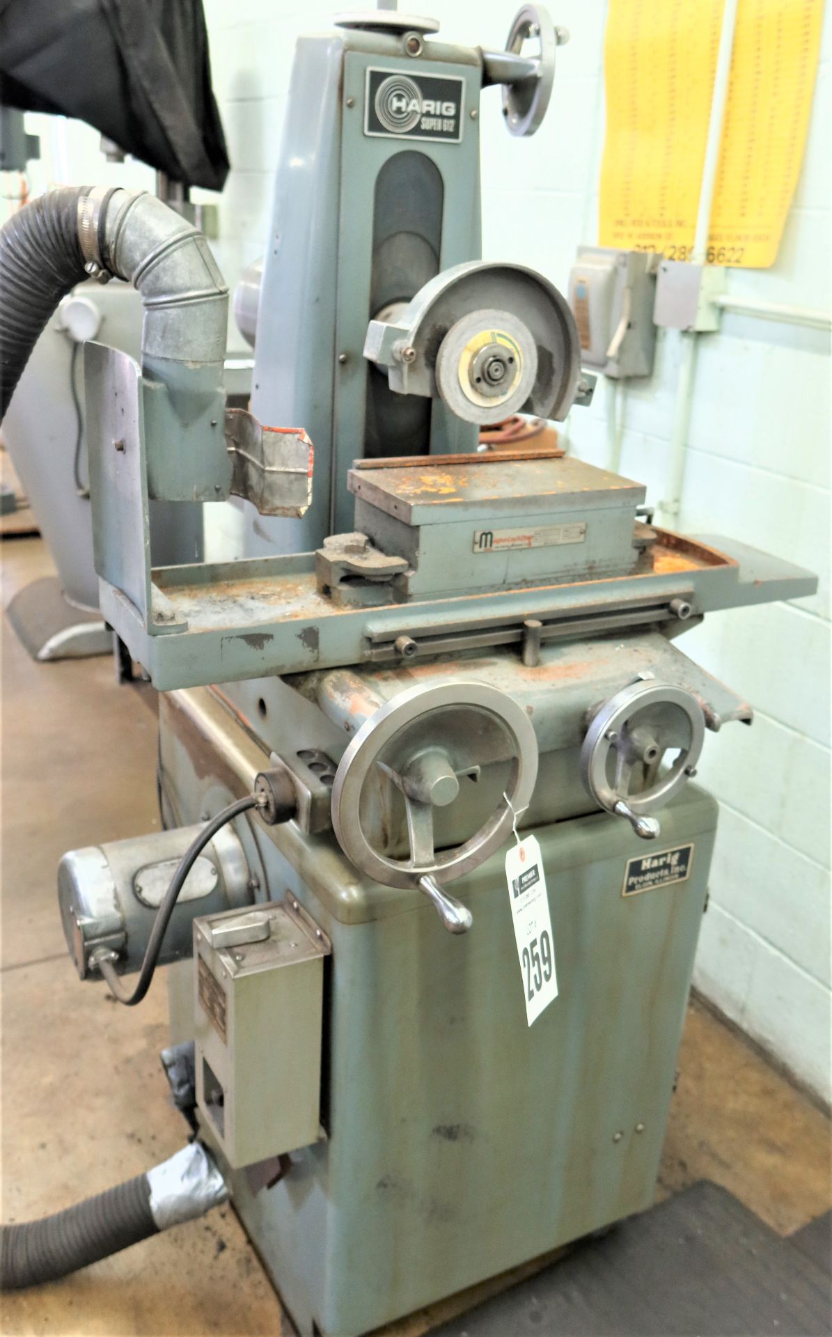 6" x 12" Harig horizontal Spindle Surface Grinder, S/N 5809