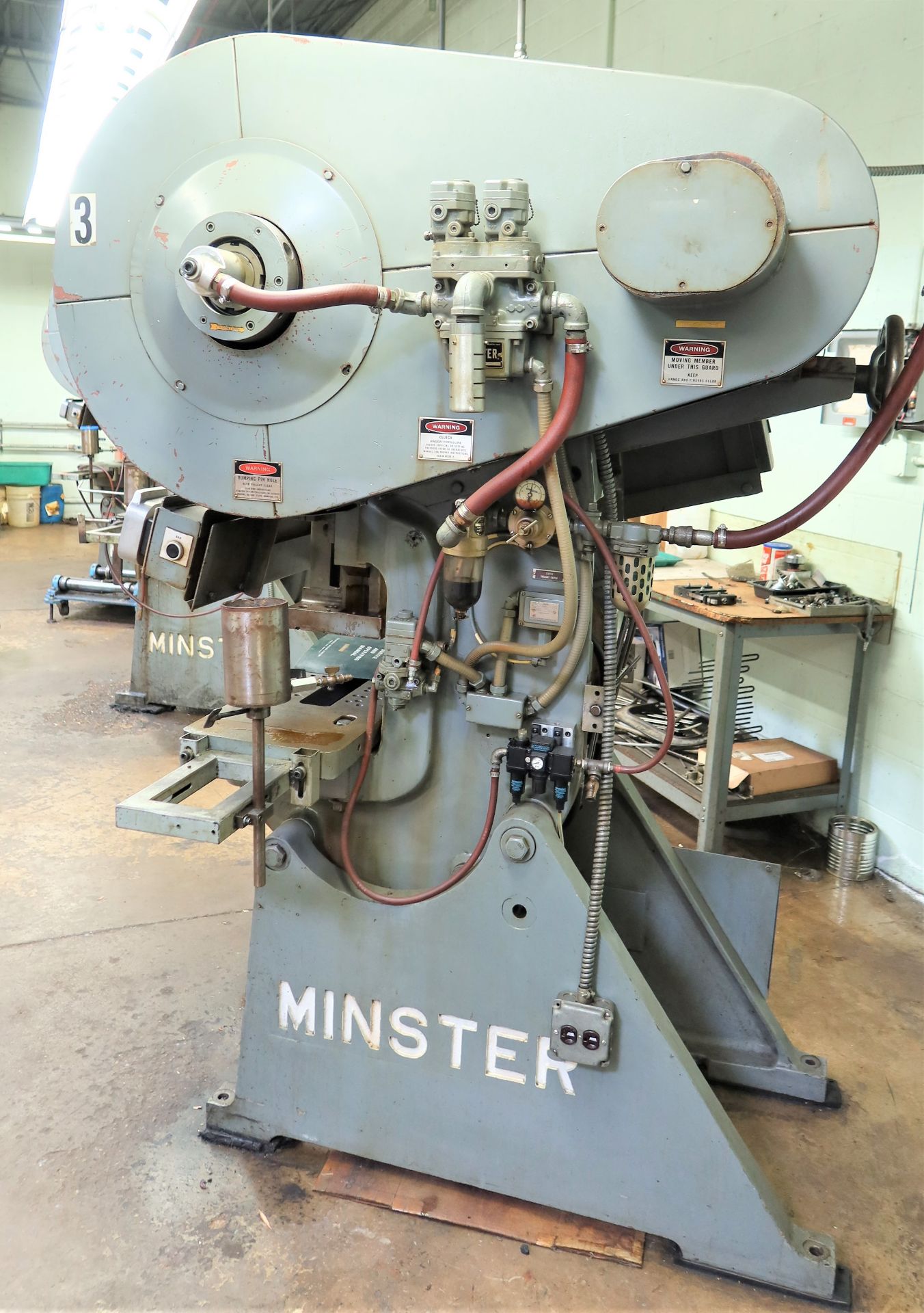 22 Ton Minster #3 high Speed OBI Press, S/N 20815 - Image 7 of 9