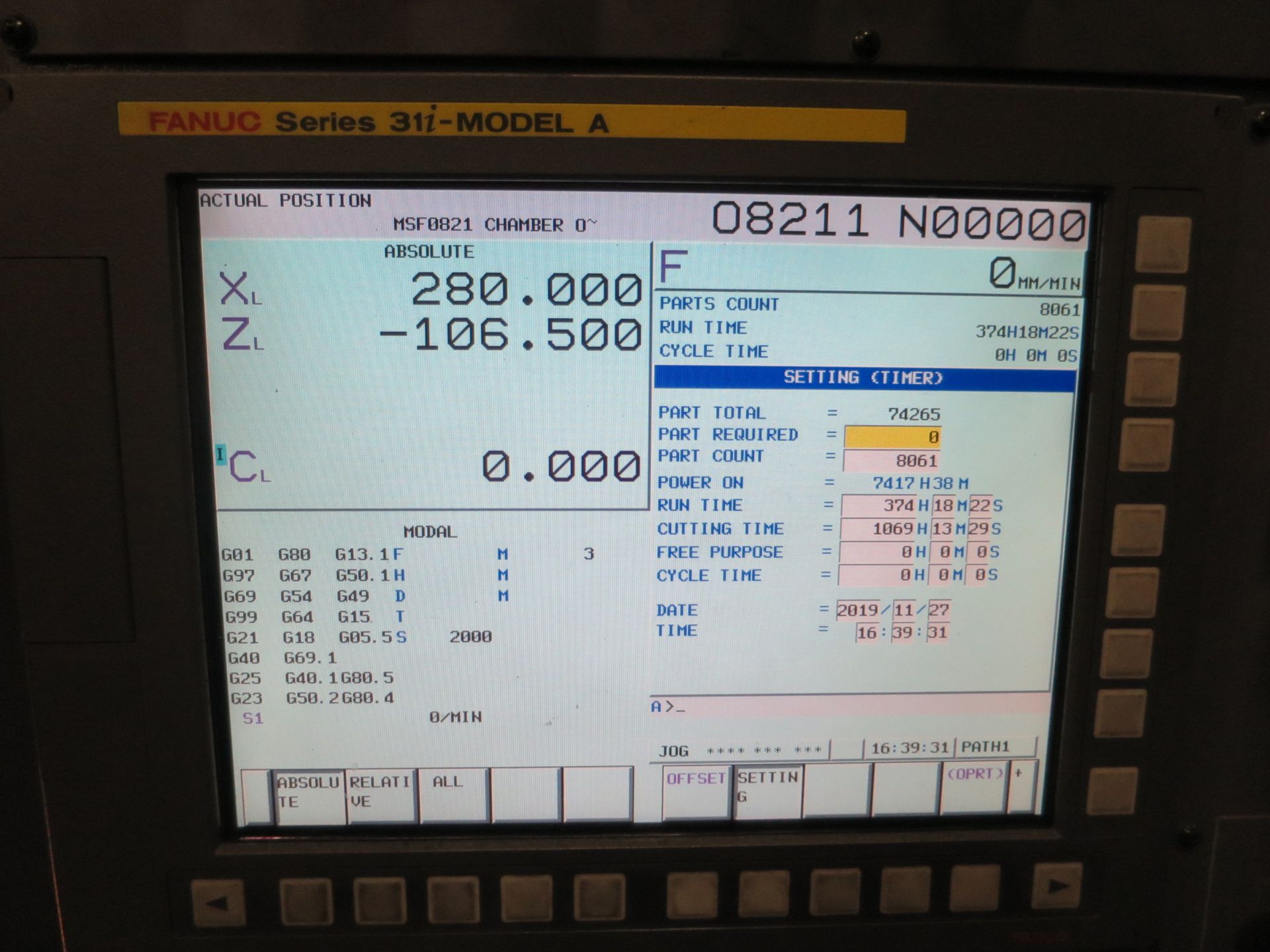 Okuma 2Sp-150HM Twin Spindle 3-Axis Turning Center w/Live Milling, S/N 156690, New 2011 - Image 6 of 11