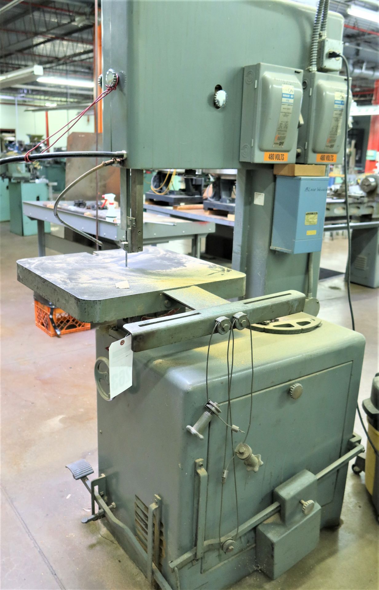 20" Powermatic Model 87 Vertical Band Saw, S/N 67-8780 - Image 5 of 5