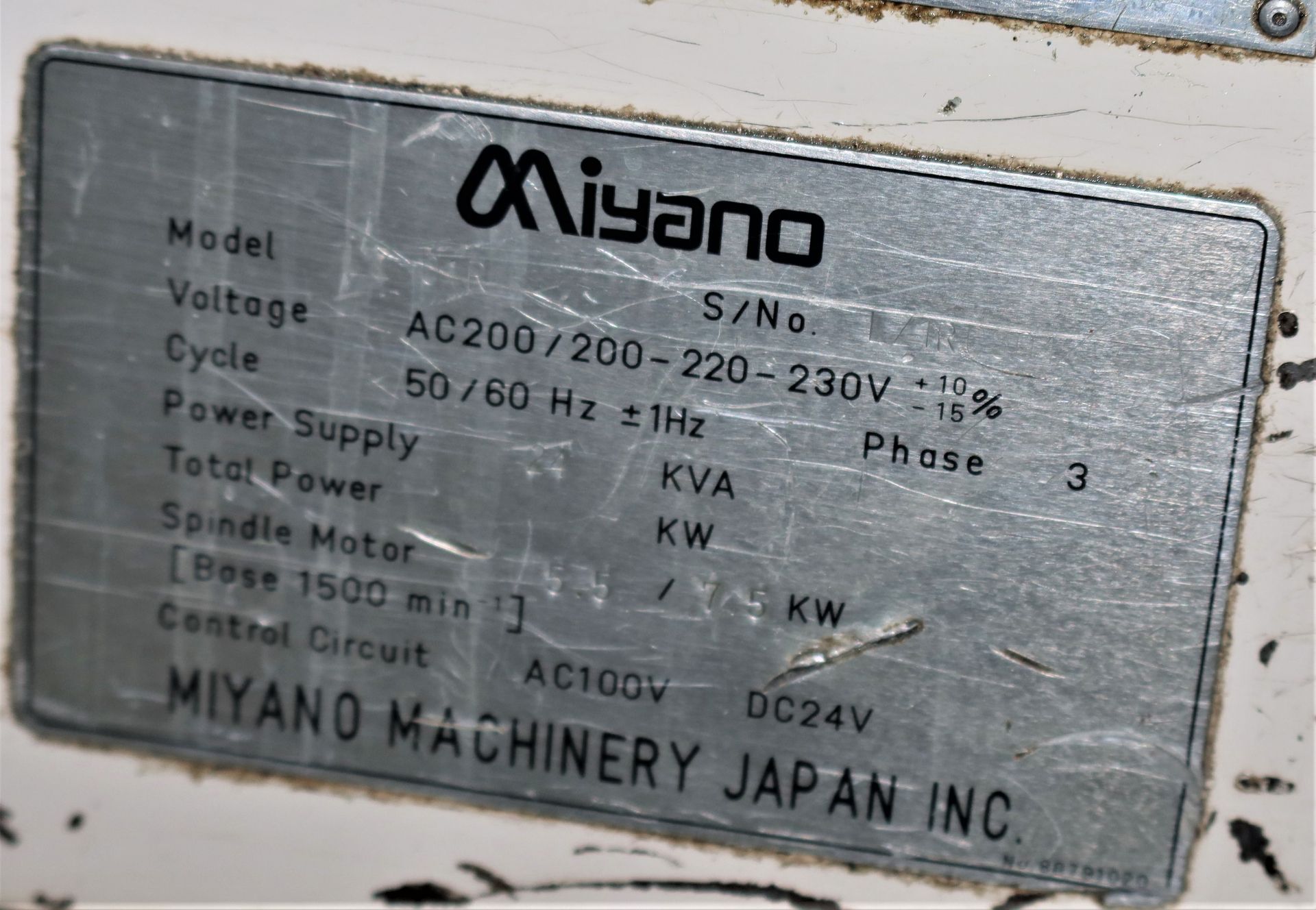 Miyano Model LZ-01R 3-Axis High Precision Turning Center, S/N 0004, New 2000 - Image 7 of 9