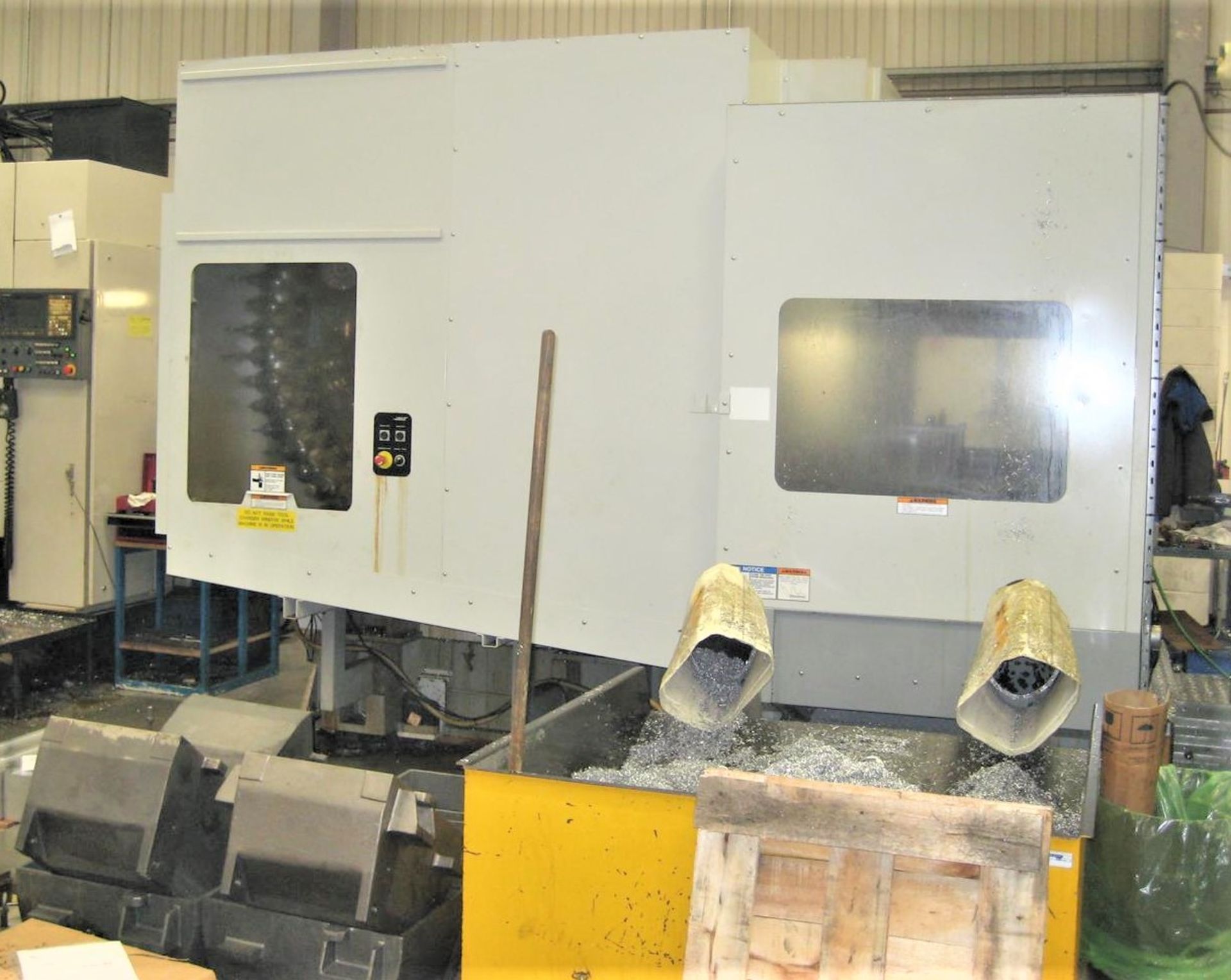 Haas EC-1600YZT CNC 4-Axis Horizontal Machining Center with Extended Z Travel, S/N 2052098, New 2008 - Image 6 of 12