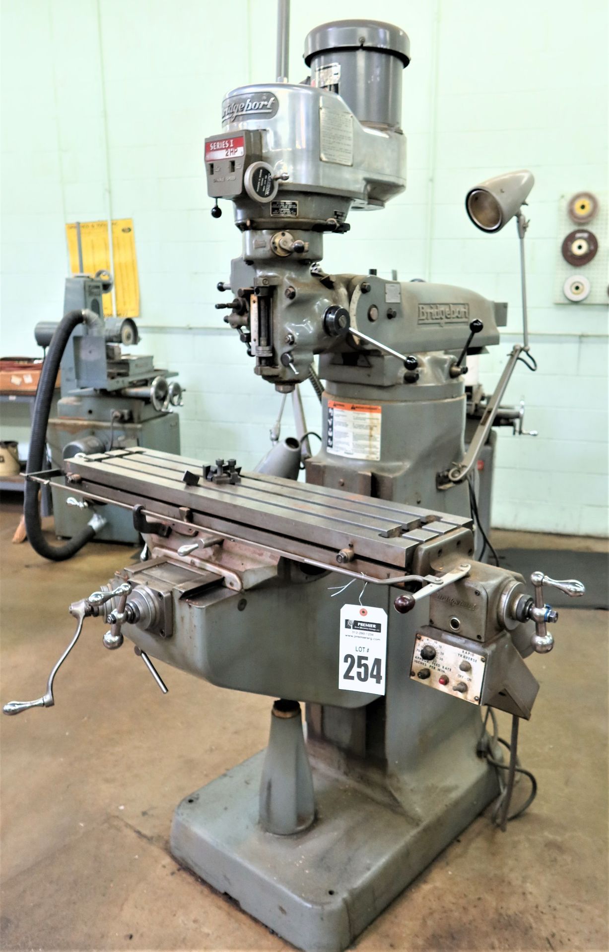 Bridgeport Series 1 2HP Variable Speed Vertical Mill, S/N 202877