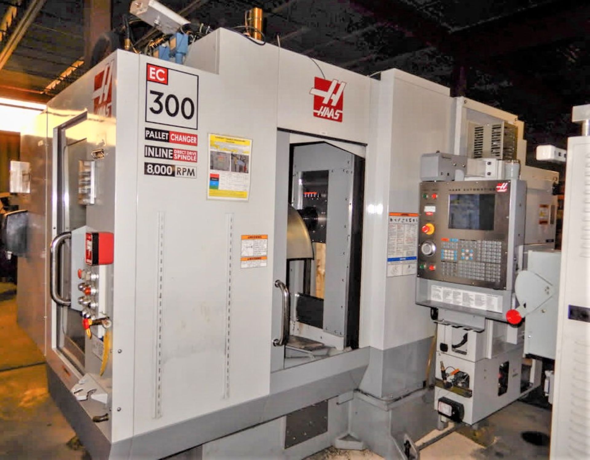 12"x12" Haas EC-300 CNC 4-Axis Horizontal Machining Center, S/N 58580, New 2005 - Image 5 of 23