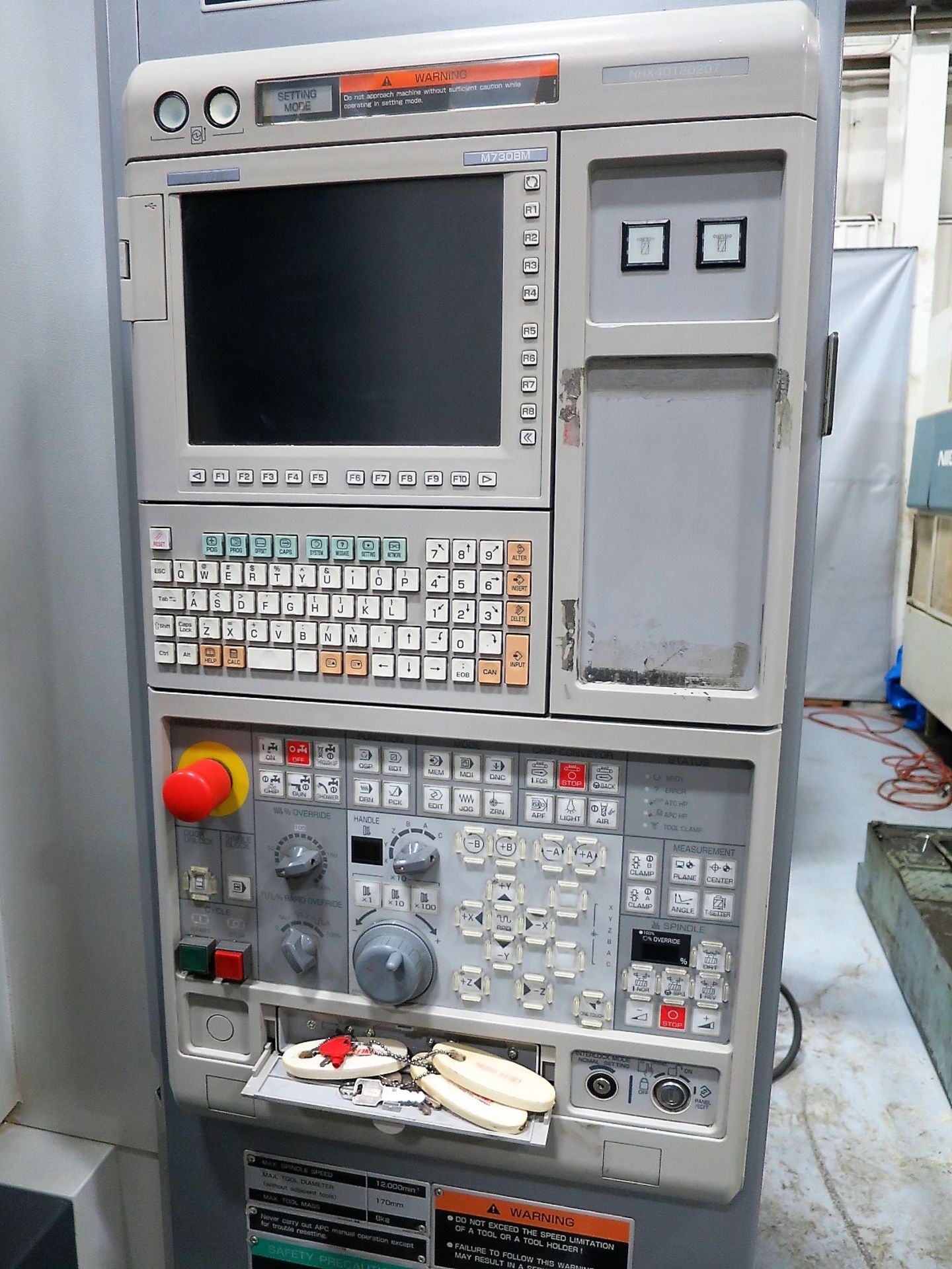 16"x16" Mori Sieki NHX4000 CNC Horizontal Machining Center, S/N NHX4012C207, New 2012 - Image 2 of 9