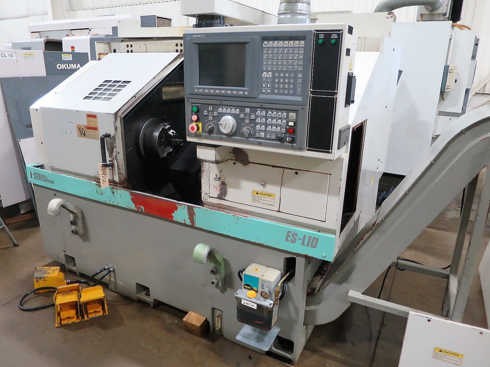 Okuma ES-L10 CNC 2-Axis Turning Center Lathe, S/N PO228, New 2005