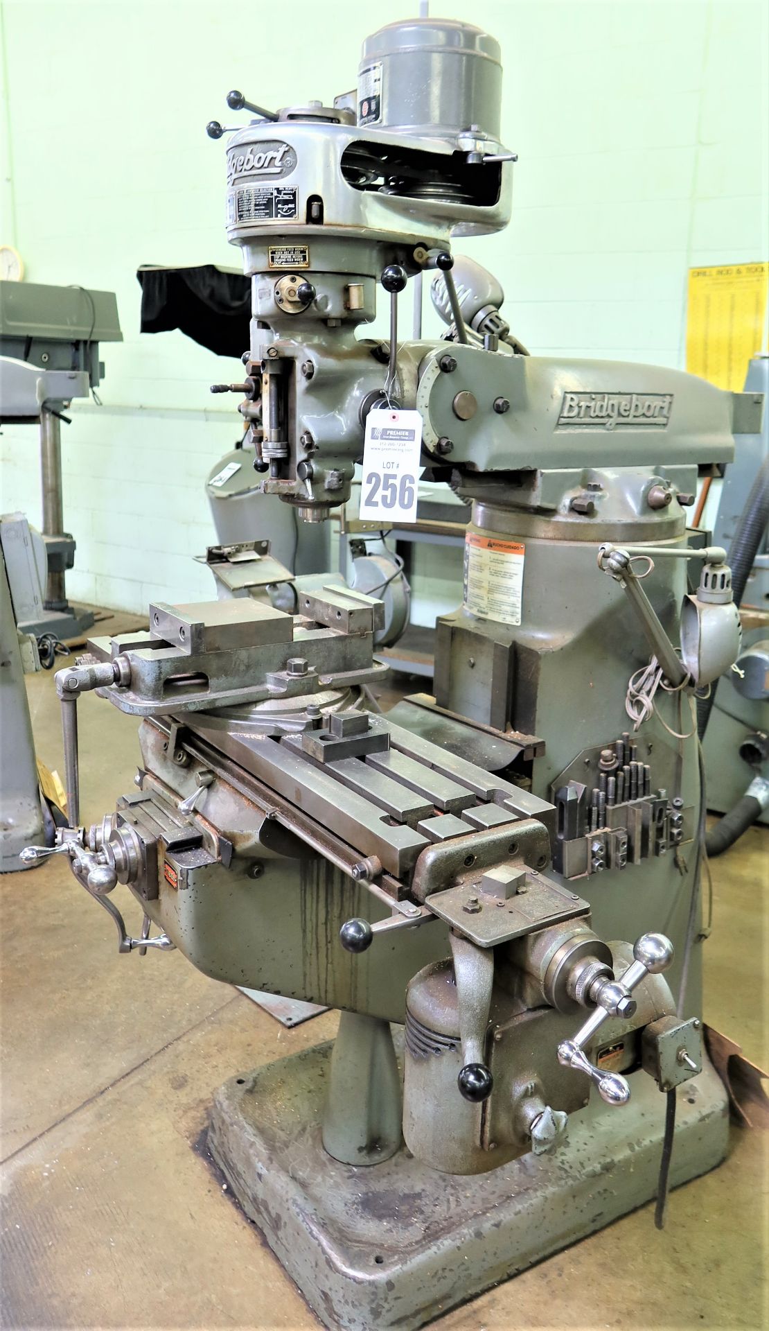 Bridgeport Series 1 1HP Variable Speed Vertical Mill, S/N 106010