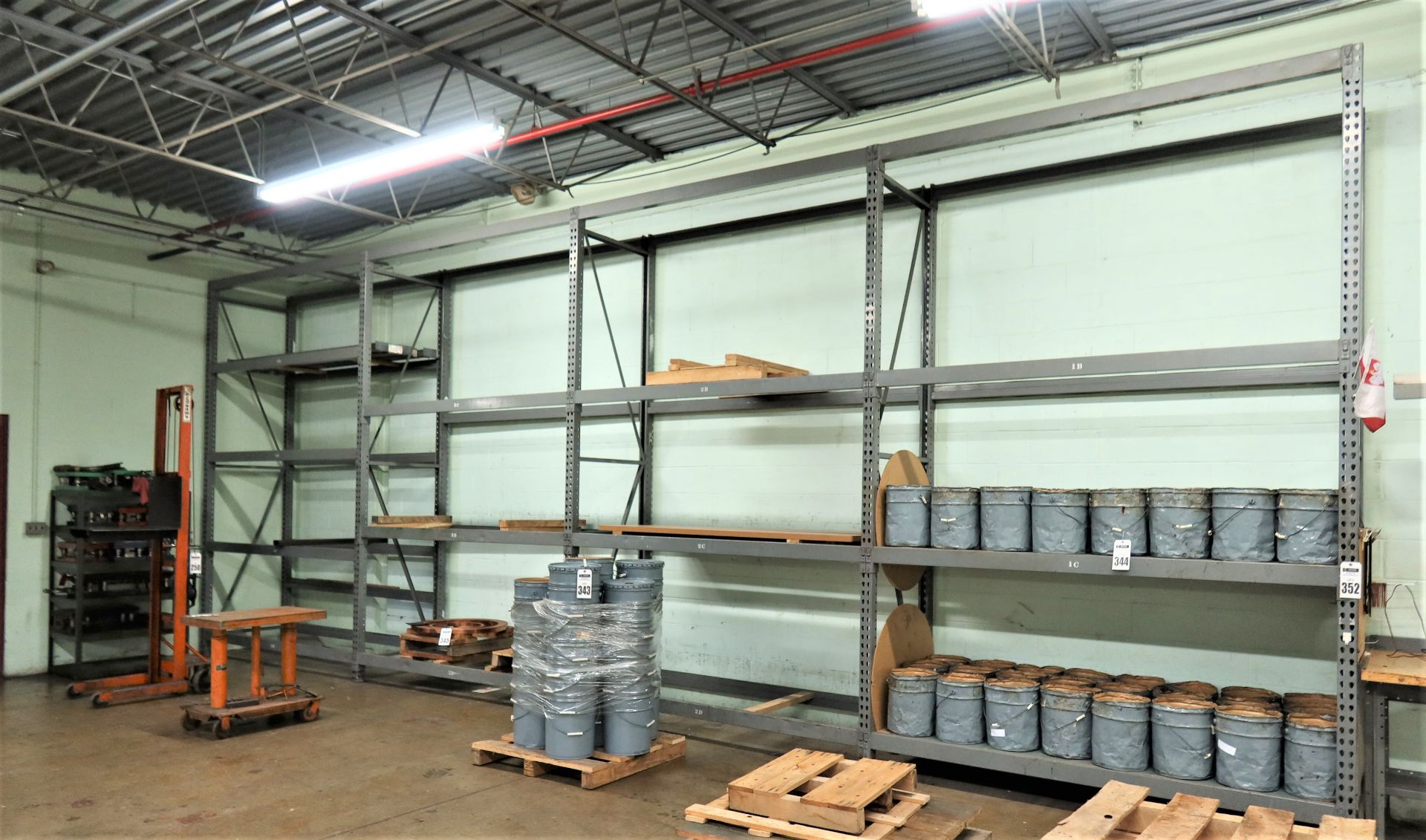 (4) Sections of Pallet Rack