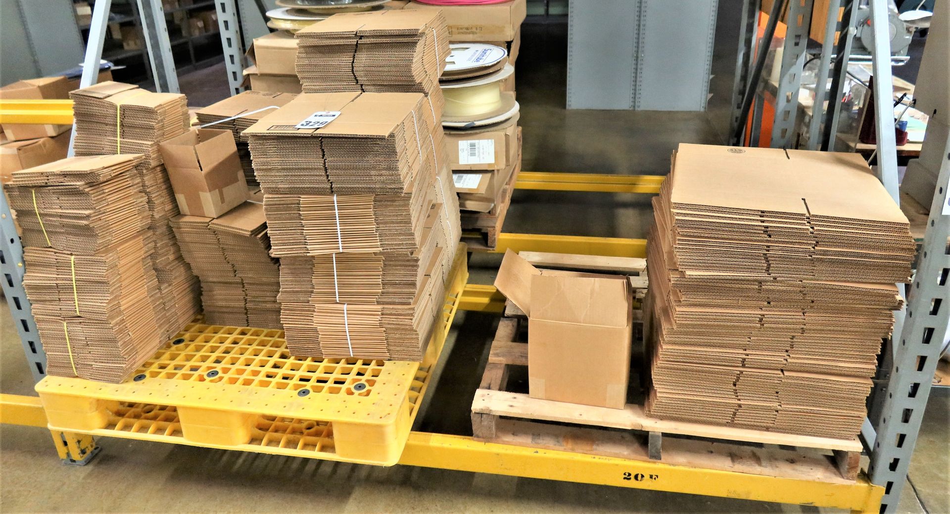 (2) Pallets of Cardboard Boxes