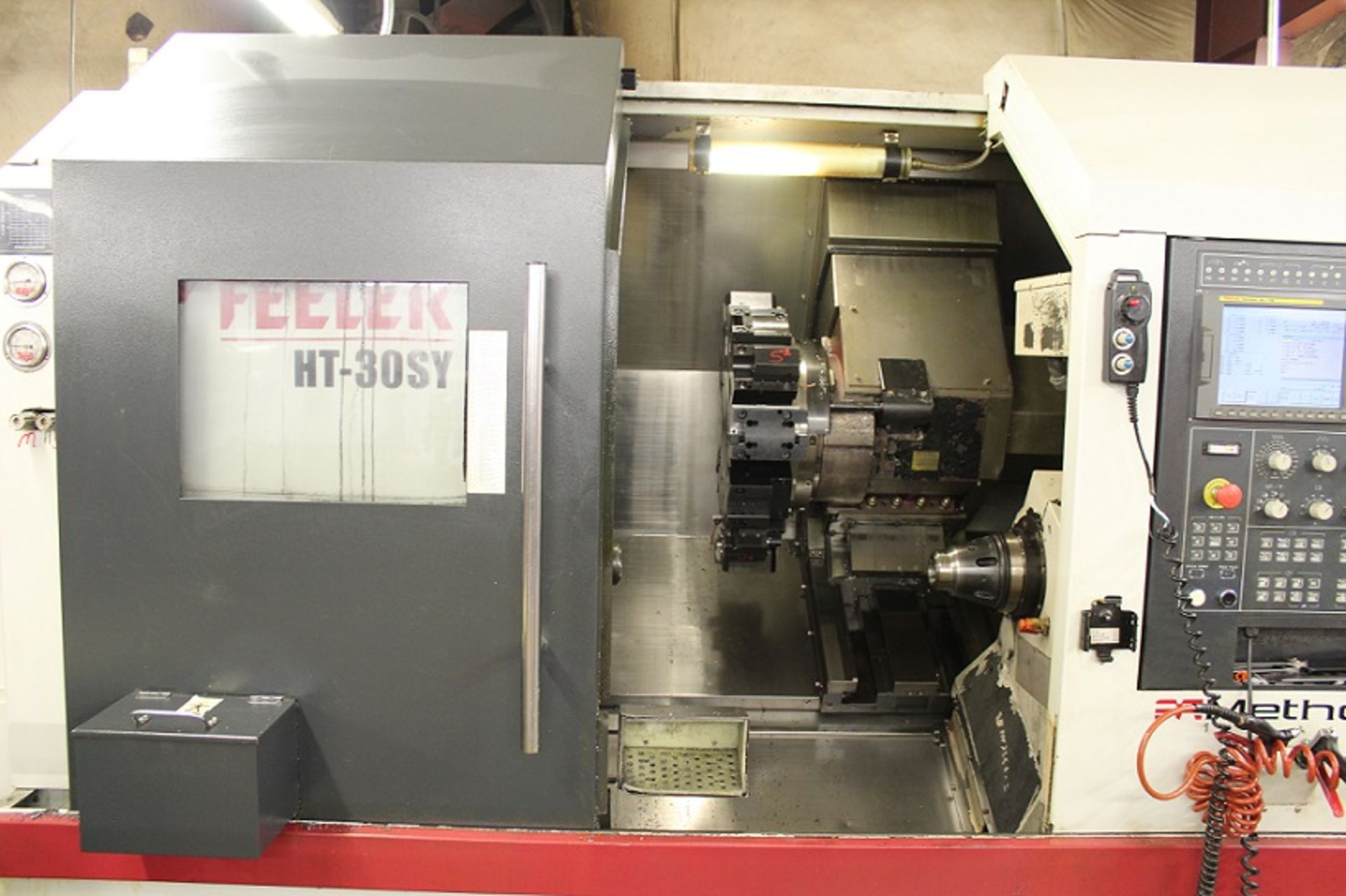 Feeler HT-30SY High Performance CNC Lathe with Milling & Y-Axis, S/N TNSY015, New 2011