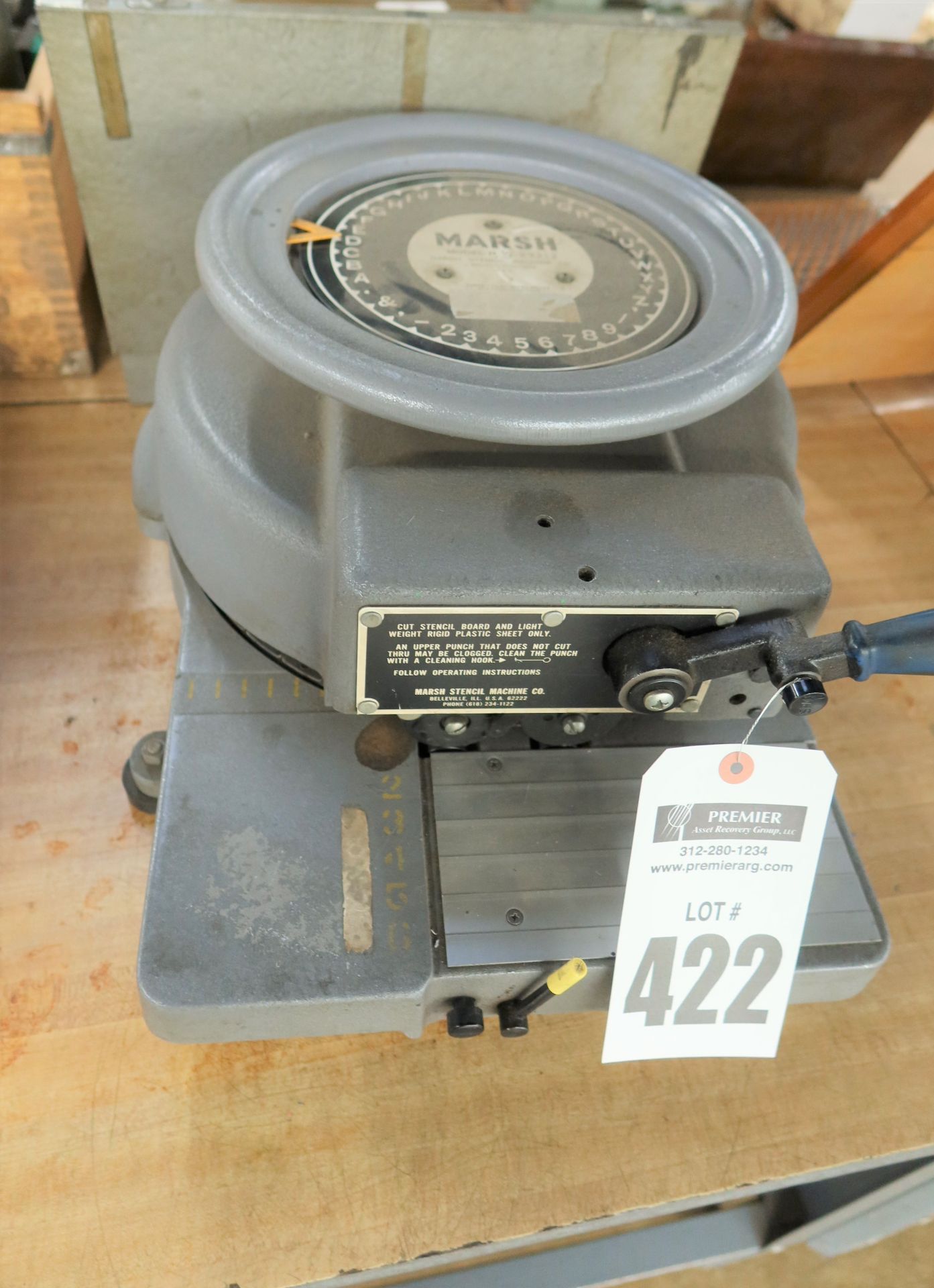 Marsch model H 1/2" Stamping Machine