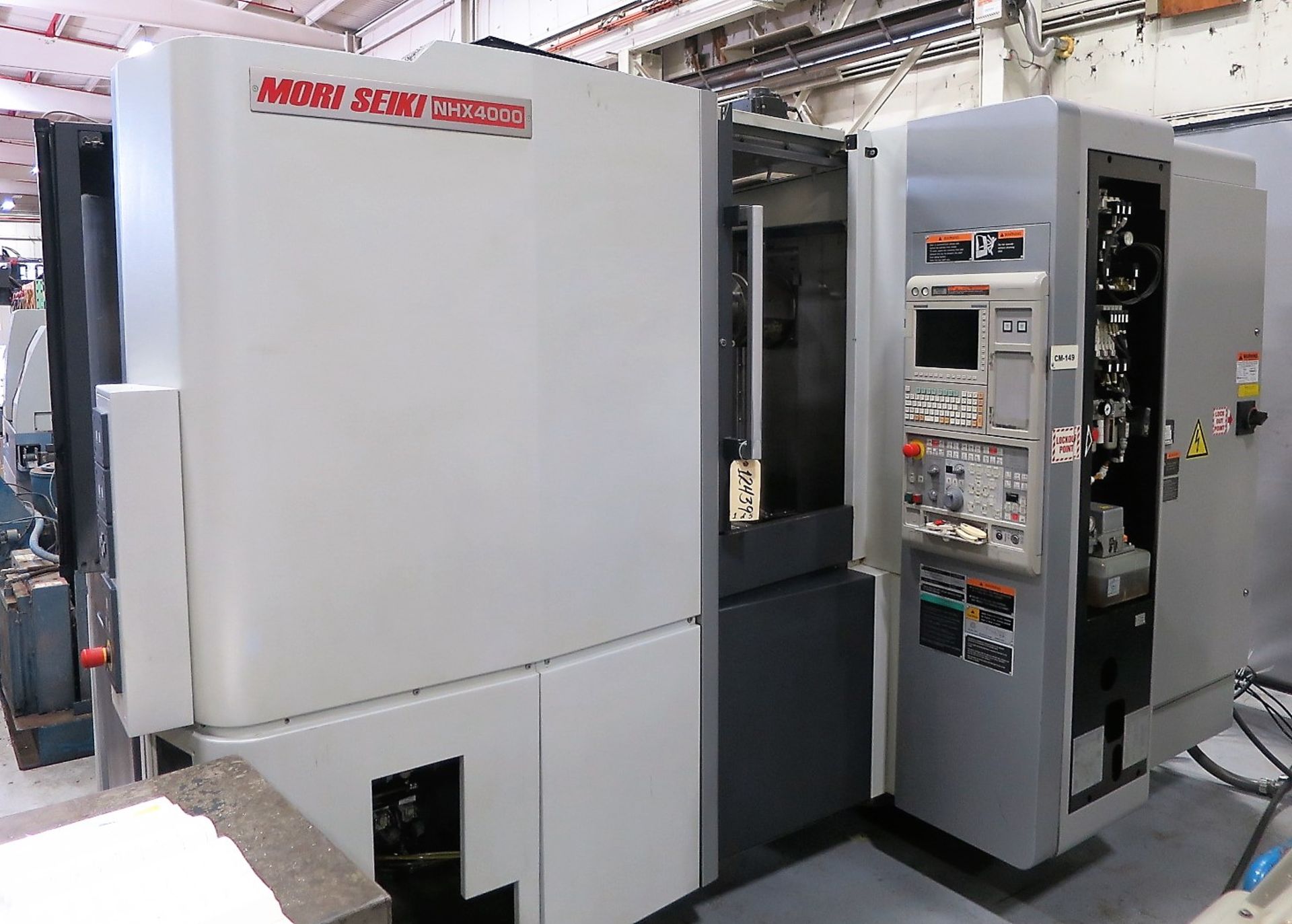 16"x16" Mori Sieki NHX4000 CNC Horizontal Machining Center, S/N NHX4012C207, New 2012